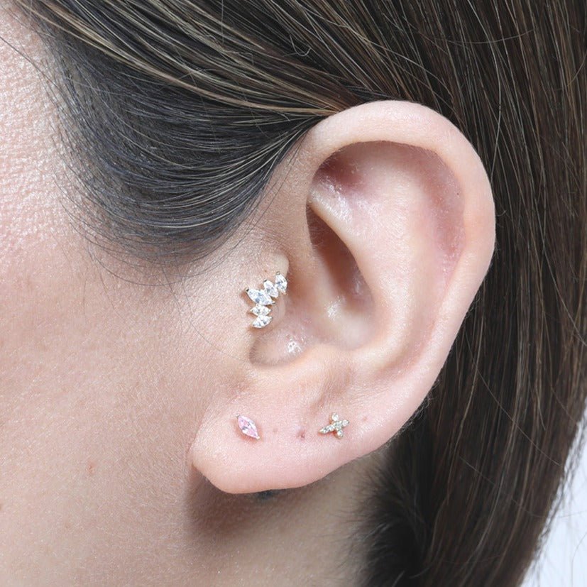 Marquise Cut 5-Petal Lotus Flat Back Stud Earrings Estellacollection #product_description# 17875 14k Cartilage Earring Cartilage Earrings #tag4# #tag5# #tag6# #tag7# #tag8# #tag9# #tag10# 5MM