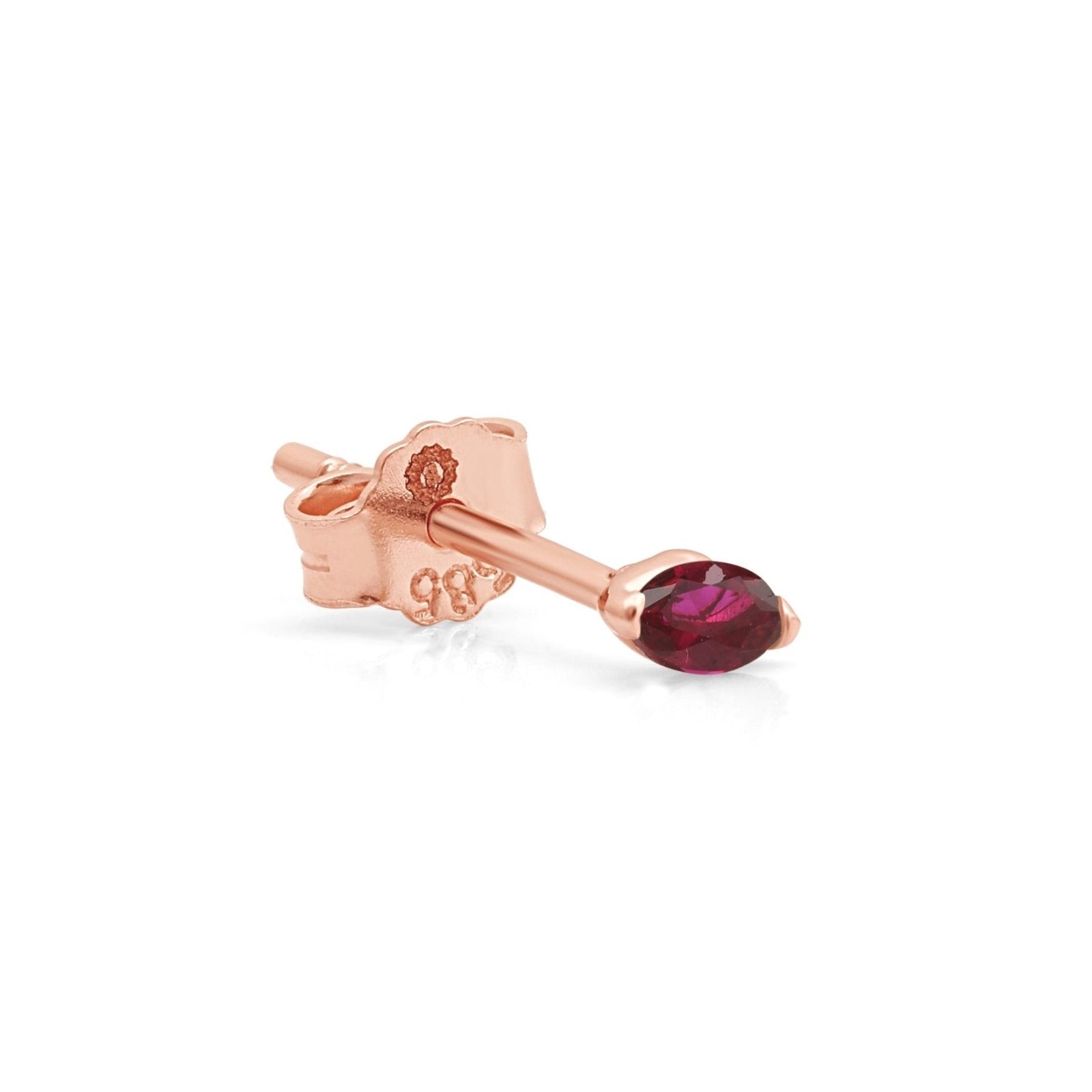 Pink Ruby Marquise Screw Back Earring Earrings Estellacollection #product_description# 14k Birthstone Earrings #tag4# #tag5# #tag6# #tag7# #tag8# #tag9# #tag10#
