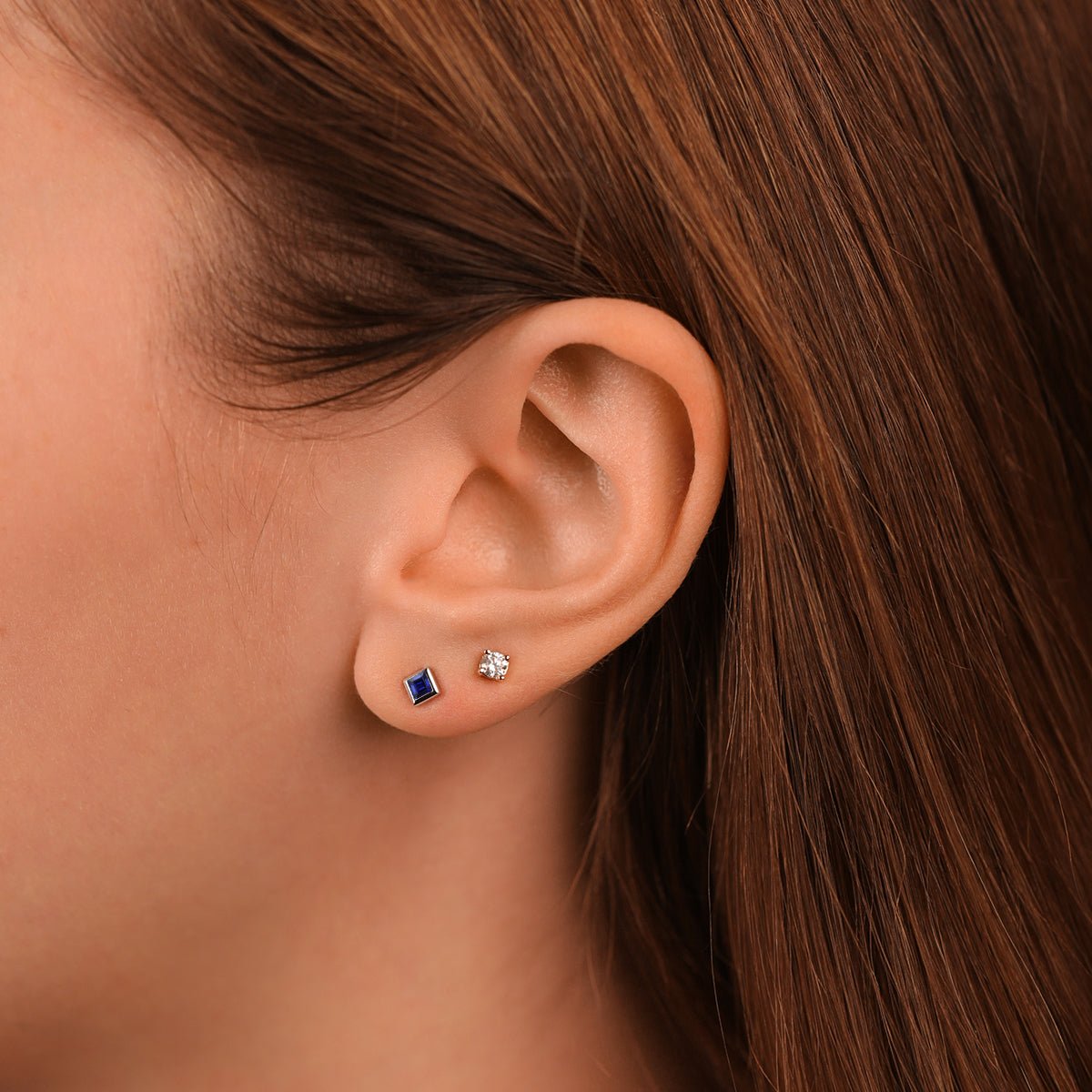Princess Cut Blue Sapphire Stud Earrings Earrings Estellacollection #product_description# 14k Birthstone Blue Gemstone #tag4# #tag5# #tag6# #tag7# #tag8# #tag9# #tag10#