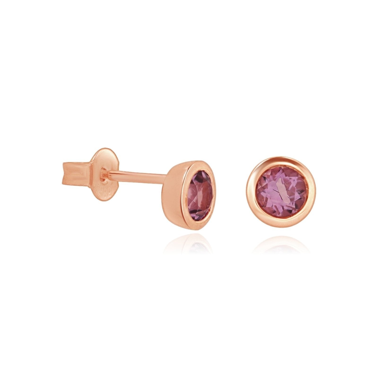 Round Amethyst Stud Earrings Bezel Earrings Estellacollection #product_description# 14k Amethyst Earrings #tag4# #tag5# #tag6# #tag7# #tag8# #tag9# #tag10#