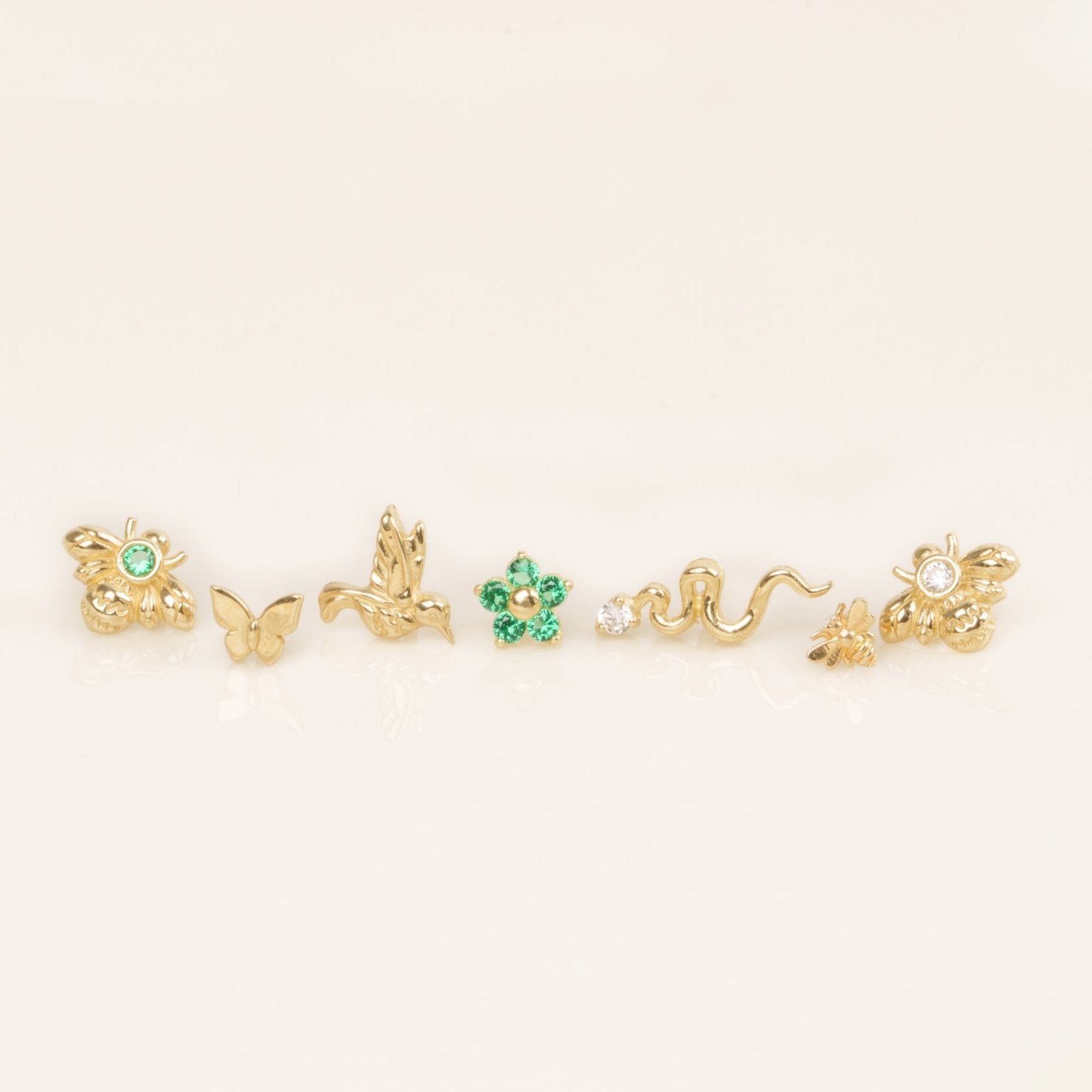 Snake Flat Back Earring with Stone Earrings Estellacollection #product_description# 18467 14k Cartilage Earring Cartilage Earrings #tag4# #tag5# #tag6# #tag7# #tag8# #tag9# #tag10# 5MM