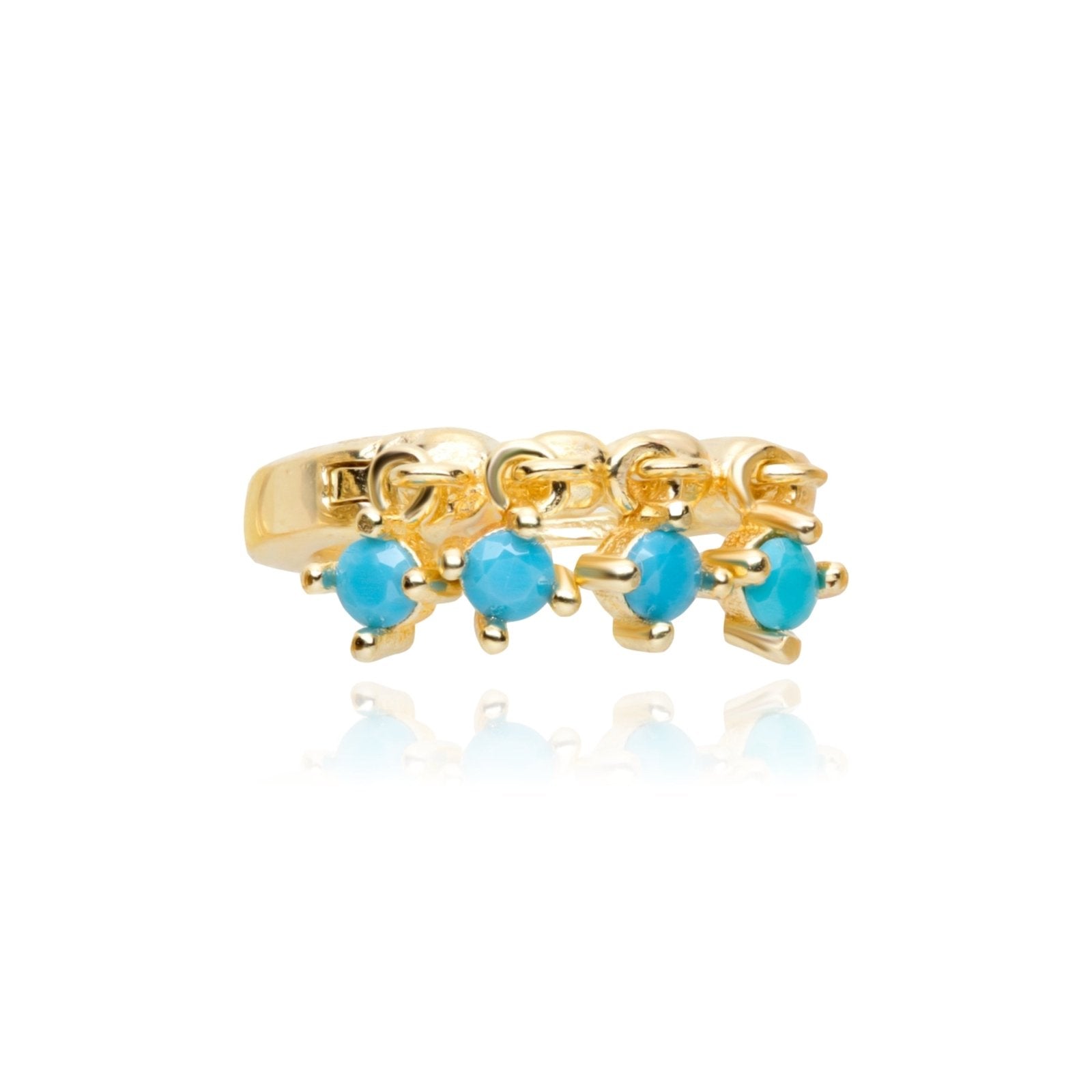 Turquoise Fringe Hoops Earrings Estellacollection #product_description# 14k Birthstone Dangle Earrings #tag4# #tag5# #tag6# #tag7# #tag8# #tag9# #tag10#