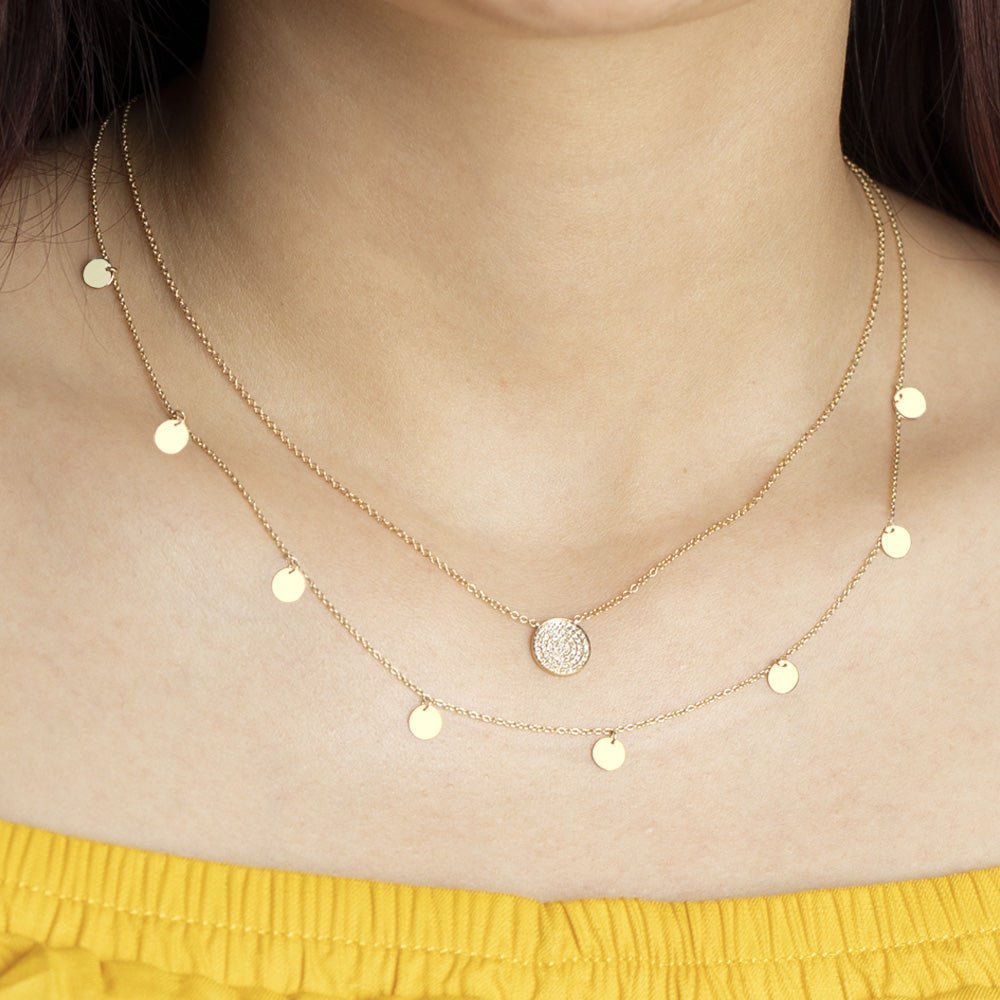 Coin Station Necklace Necklaces Estellacollection #product_description# 17669 14k Layering Necklace Make Collection #tag4# #tag5# #tag6# #tag7# #tag8# #tag9# #tag10#