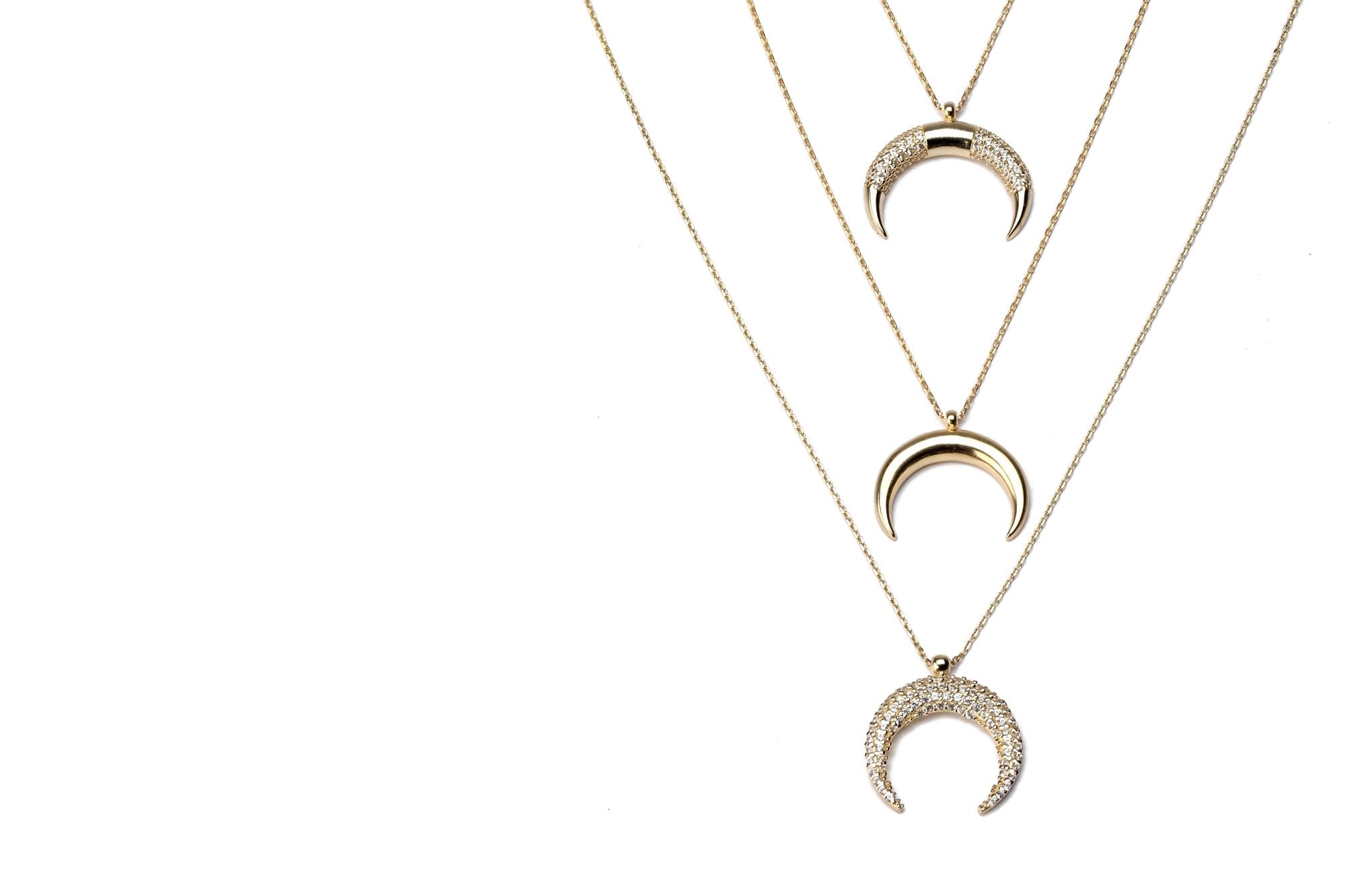 Crescent Moon Sapphire Necklace Necklaces Estellacollection #product_description# 17761 14k Birthstone Gemstone #tag4# #tag5# #tag6# #tag7# #tag8# #tag9# #tag10#