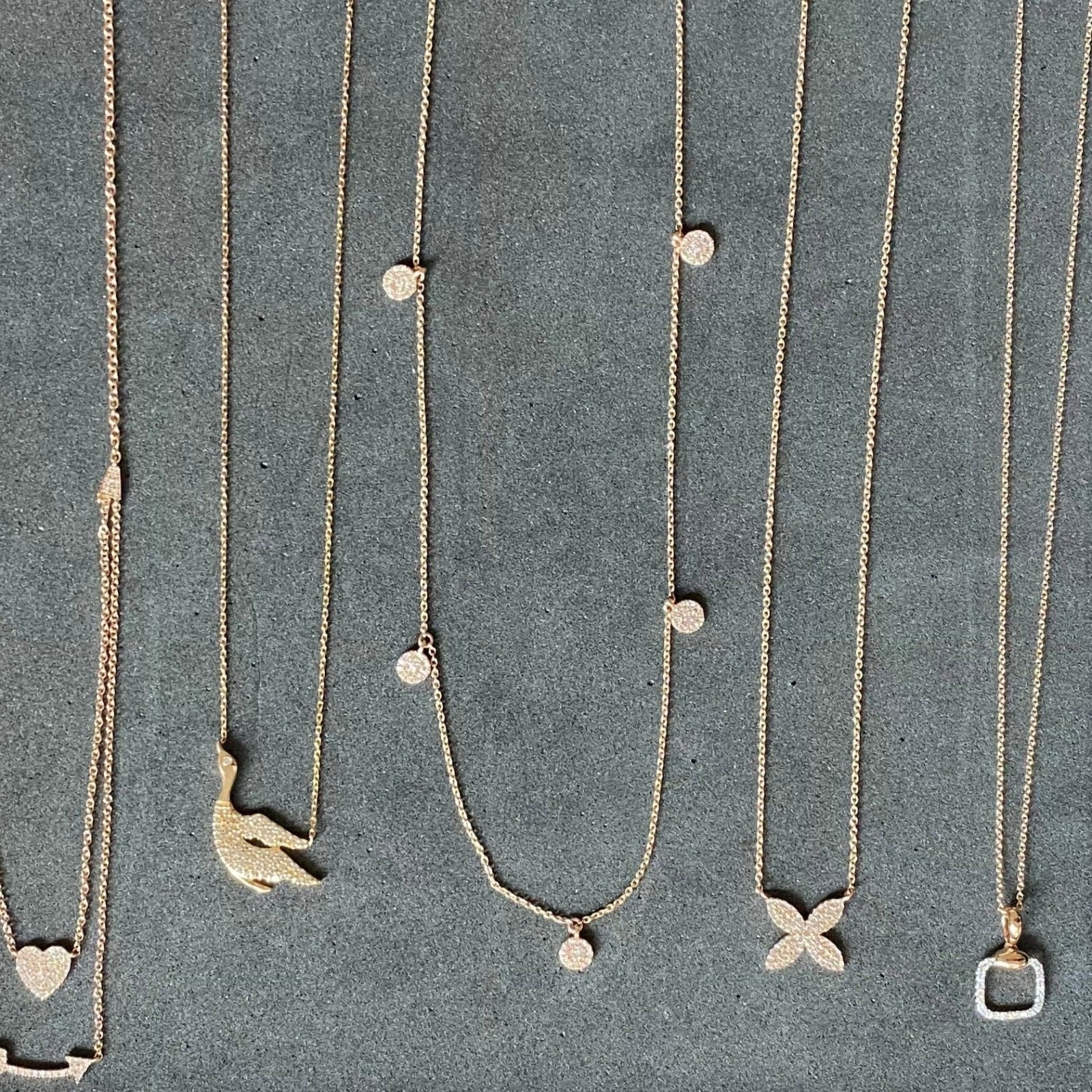 Four Petal Diamond PavÃ© Flower Necklace Necklaces Estellacollection #product_description# 17714 14k Diamond Flower Jewelry #tag4# #tag5# #tag6# #tag7# #tag8# #tag9# #tag10#