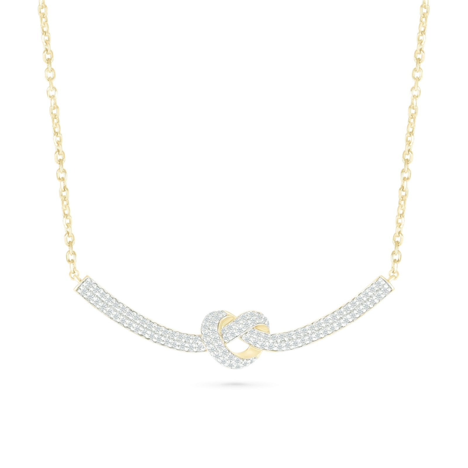 Heart Knot Diamond Bar Necklace Necklaces Estellacollection #product_description# 32702 Diamond Layering Necklace Made to Order #tag4# #tag5# #tag6# #tag7# #tag8# #tag9# #tag10#