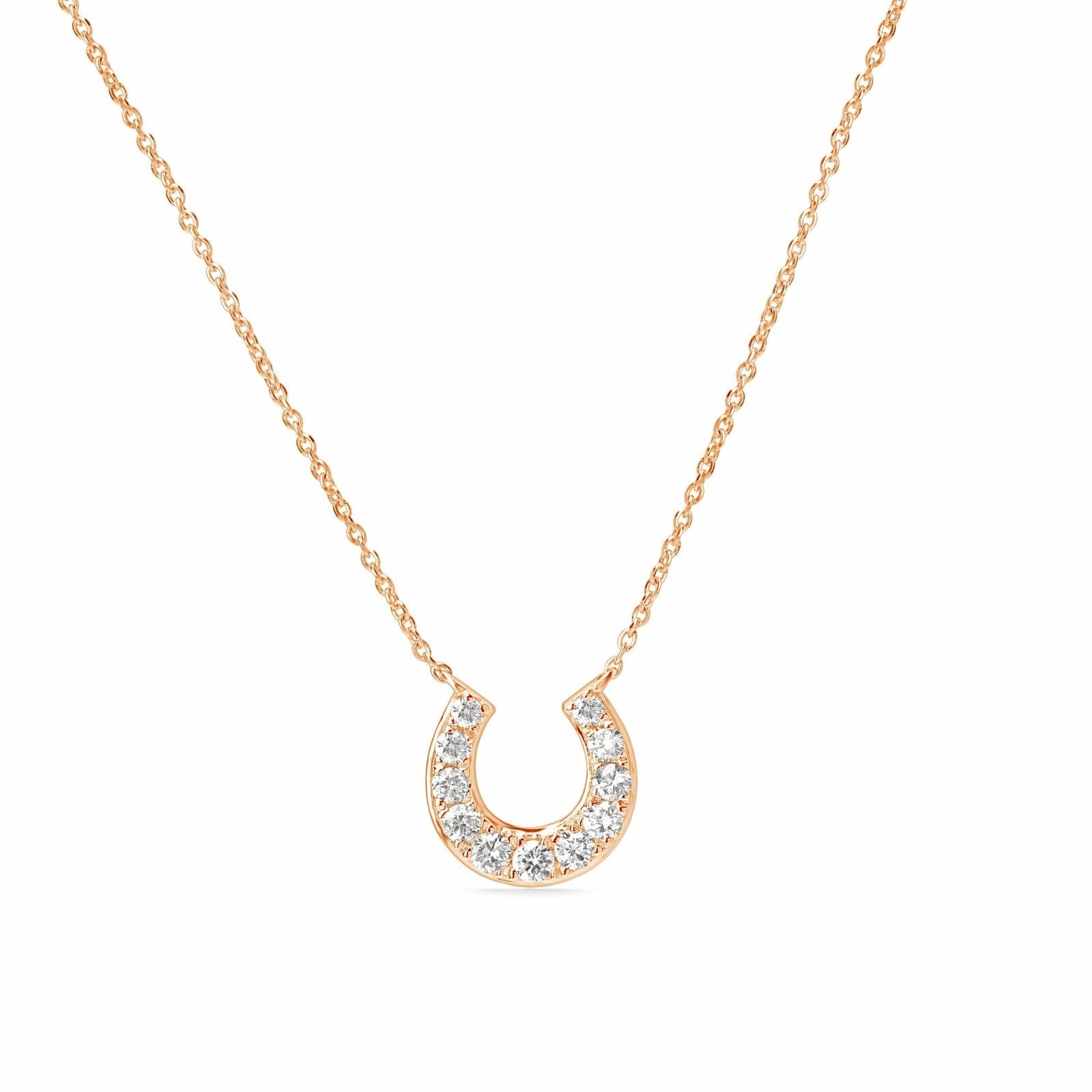 Lucky Diamond PavÃ© Horseshoe Pendant Necklace Necklaces Estellacollection #product_description# 17719 14k Diamond Gemstone #tag4# #tag5# #tag6# #tag7# #tag8# #tag9# #tag10#