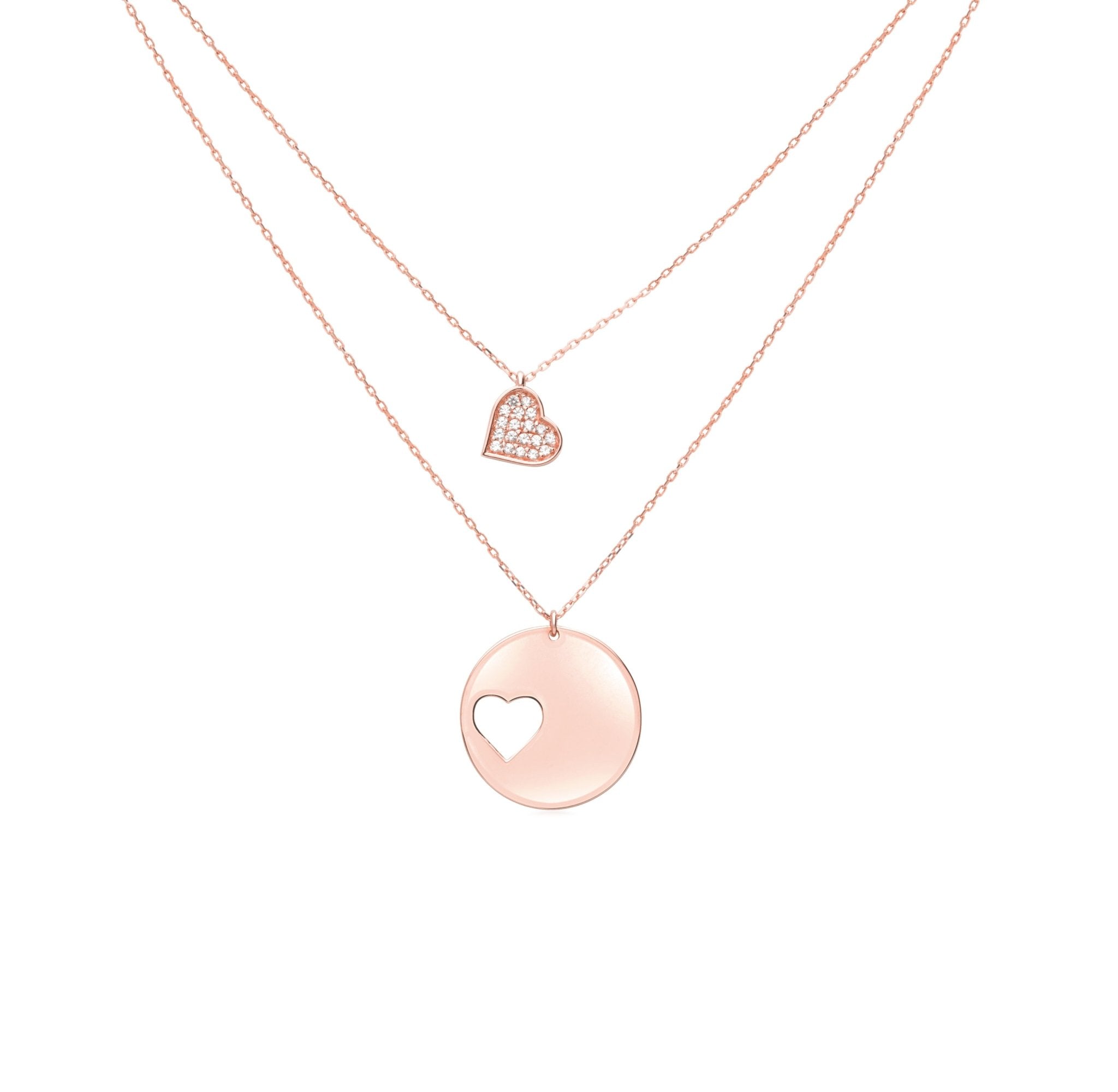 Sapphire Pave Cutout Heart Necklace in Rose Gold Necklaces Estellacollection #product_description# 17759 14k Diamond Gemstone #tag4# #tag5# #tag6# #tag7# #tag8# #tag9# #tag10#