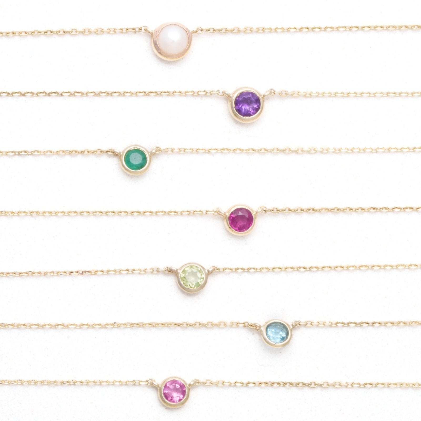Amethyst Station Necklace Bezel Set in 14k Gold Necklaces Estellacollection #product_description# 18402 14k Amethyst Birthstone #tag4# #tag5# #tag6# #tag7# #tag8# #tag9# #tag10# 3MM