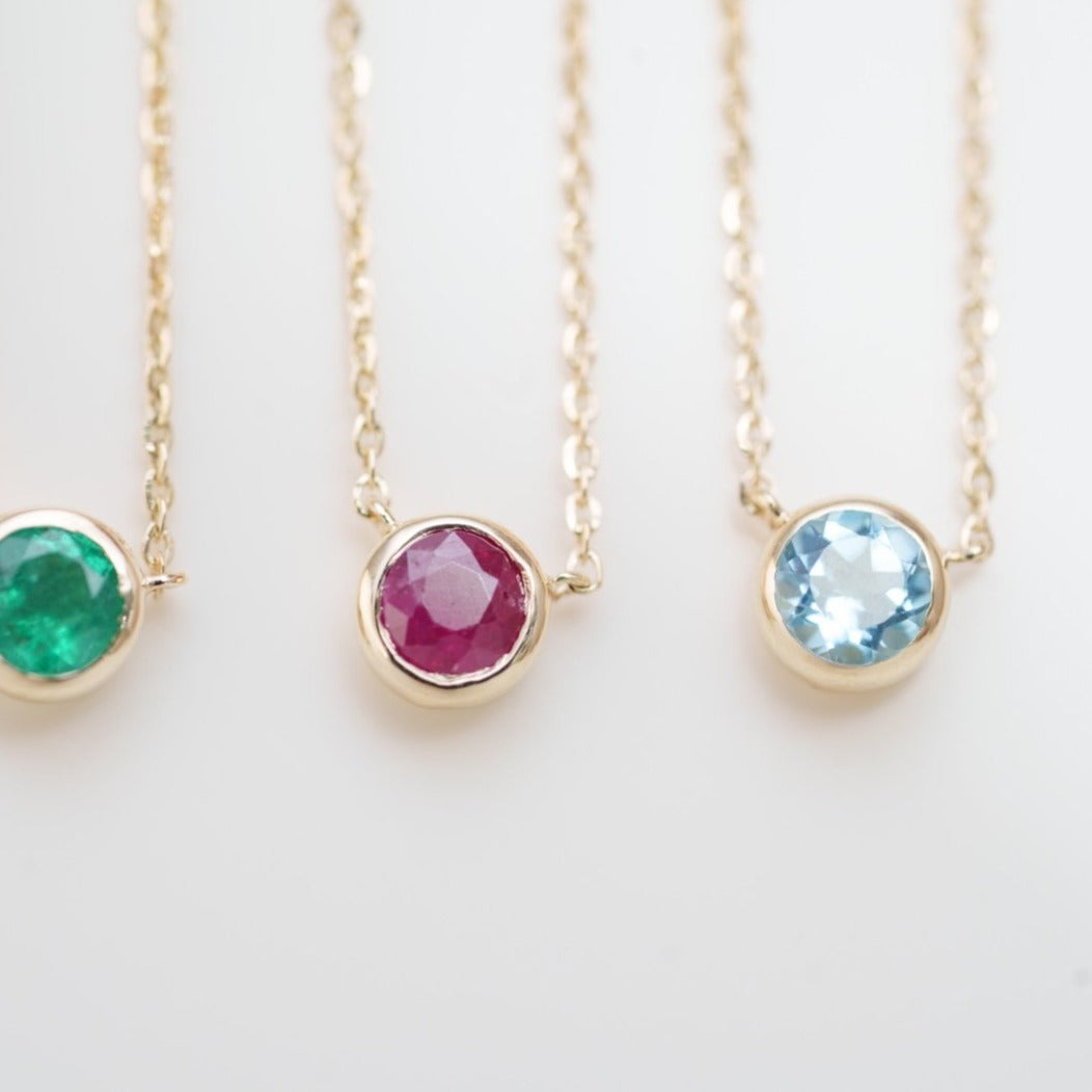 Blue Topaz Station Necklace Bezel Set in 14k Gold Necklaces Estellacollection #product_description# 18423 14k Birthstone Blue Gemstone #tag4# #tag5# #tag6# #tag7# #tag8# #tag9# #tag10# 3MM