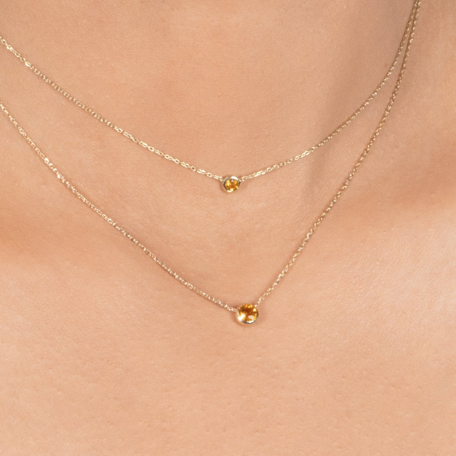 Citrine Station Necklace Bezel Set in 14k Gold Necklaces Estellacollection #product_description# 18421 14k Birthstone Citrine #tag4# #tag5# #tag6# #tag7# #tag8# #tag9# #tag10# 3MM
