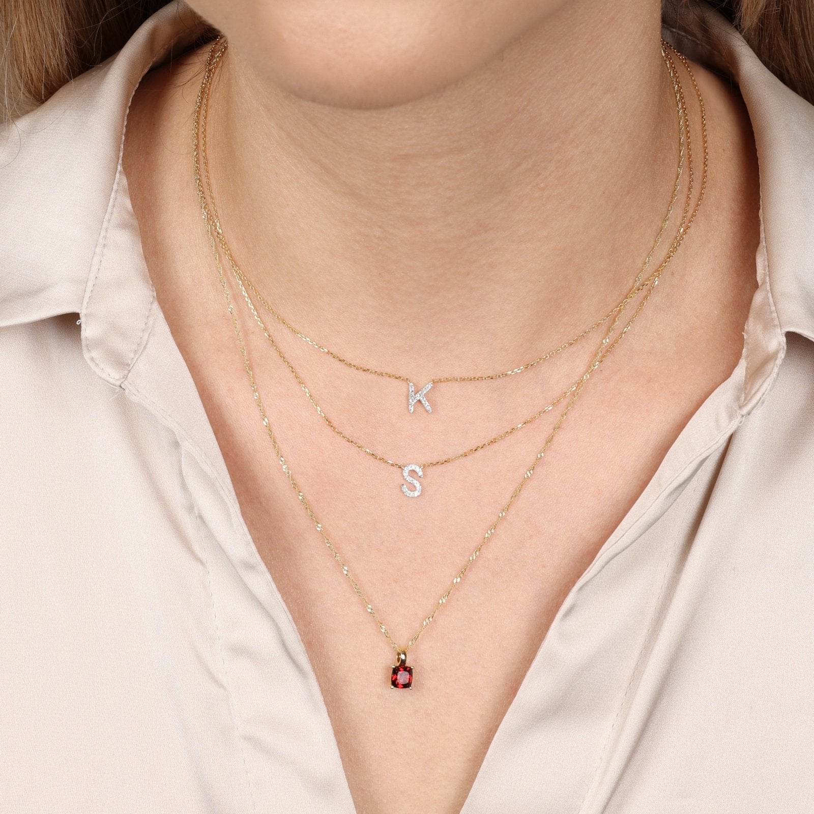 Classic Diamond Initial Charm Necklace Necklaces Estellacollection #product_description# 17998 14k Diamond Gemstone #tag4# #tag5# #tag6# #tag7# #tag8# #tag9# #tag10# A 14k Yellow Gold