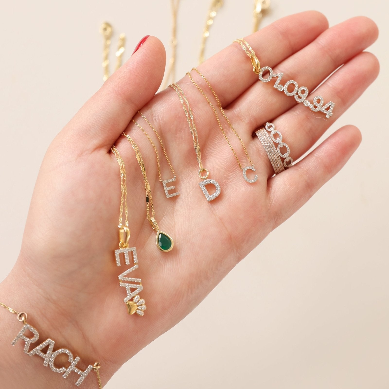 Classic Diamond Initial Charm Necklace Necklaces Estellacollection #product_description# 17998 14k Diamond Gemstone #tag4# #tag5# #tag6# #tag7# #tag8# #tag9# #tag10# A 14k Yellow Gold