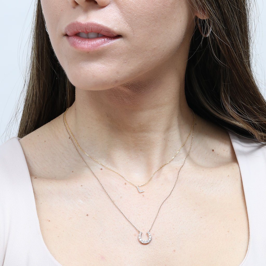 Classic Diamond Initial Charm Necklace Necklaces Estellacollection #product_description# 17998 14k Diamond Gemstone #tag4# #tag5# #tag6# #tag7# #tag8# #tag9# #tag10# A 14k Yellow Gold