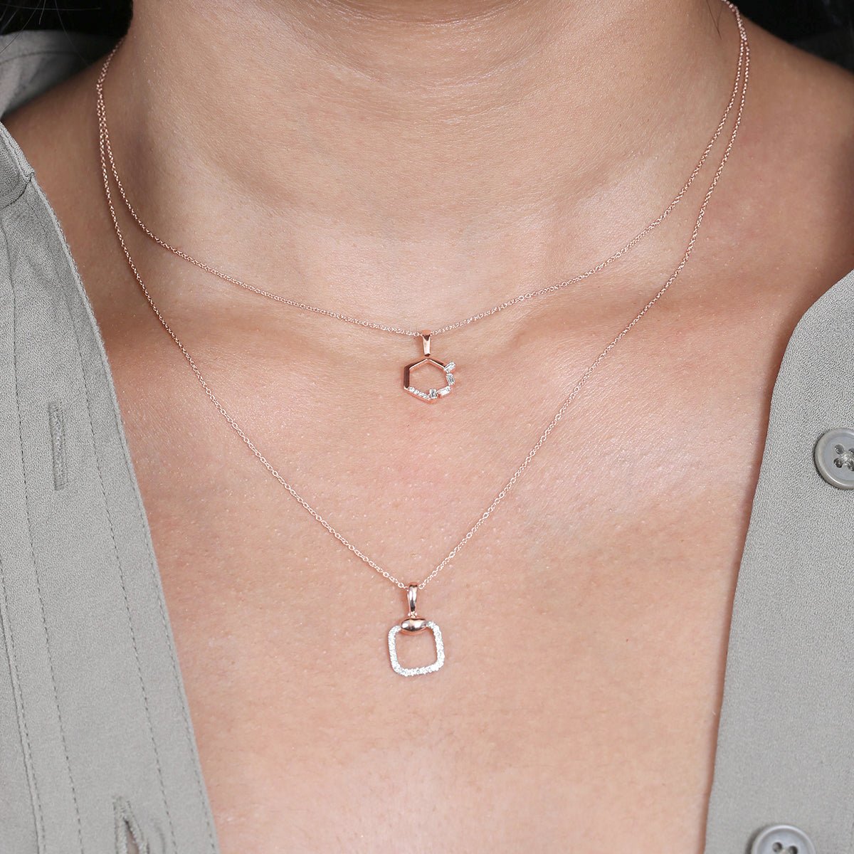 Diamond PavÃ© Square Cushion Pendant Necklace Necklaces Estellacollection #product_description# 17548 14k Diamond Gemstone #tag4# #tag5# #tag6# #tag7# #tag8# #tag9# #tag10#