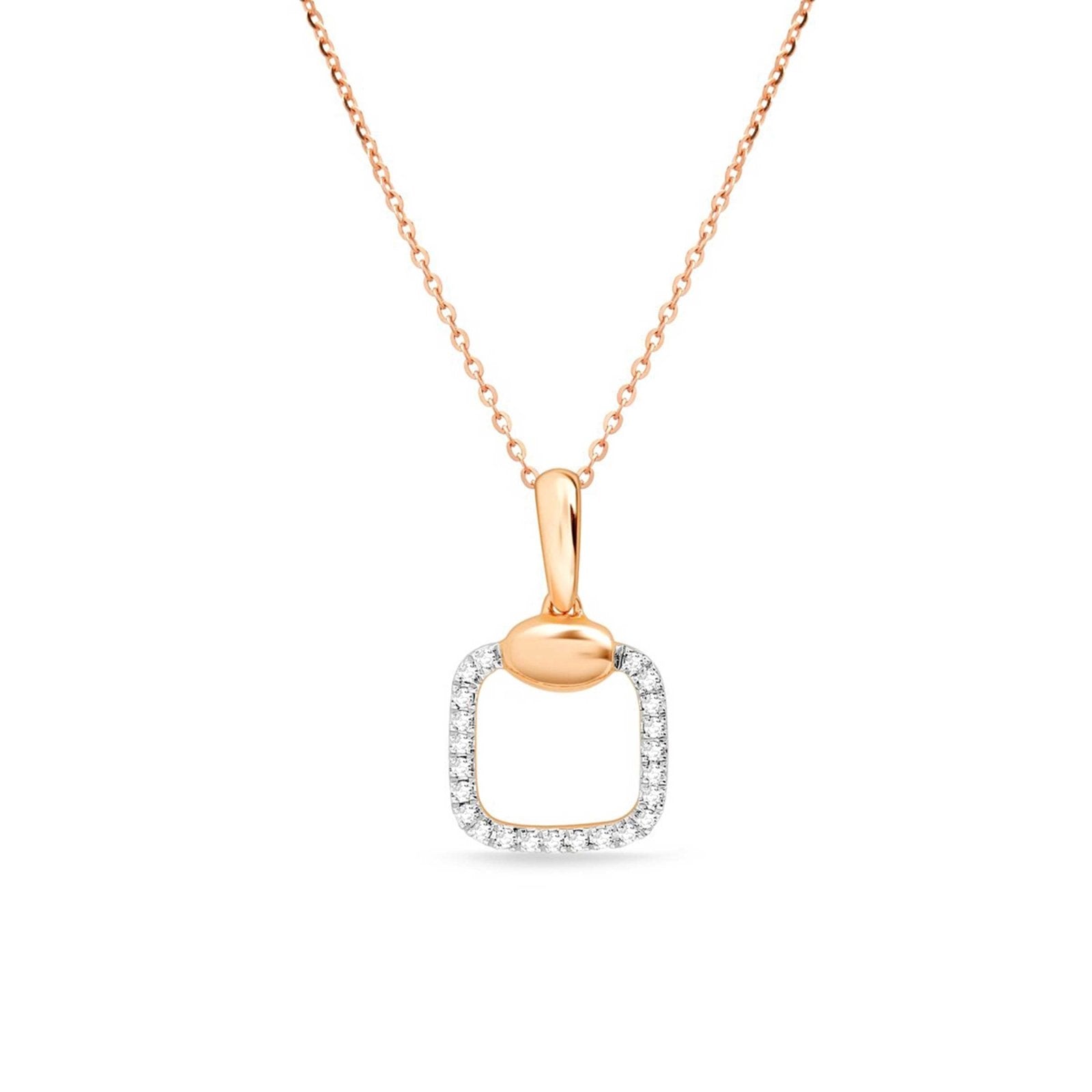 Diamond PavÃ© Square Cushion Pendant Necklace Necklaces Estellacollection #product_description# 17548 14k Diamond Gemstone #tag4# #tag5# #tag6# #tag7# #tag8# #tag9# #tag10#