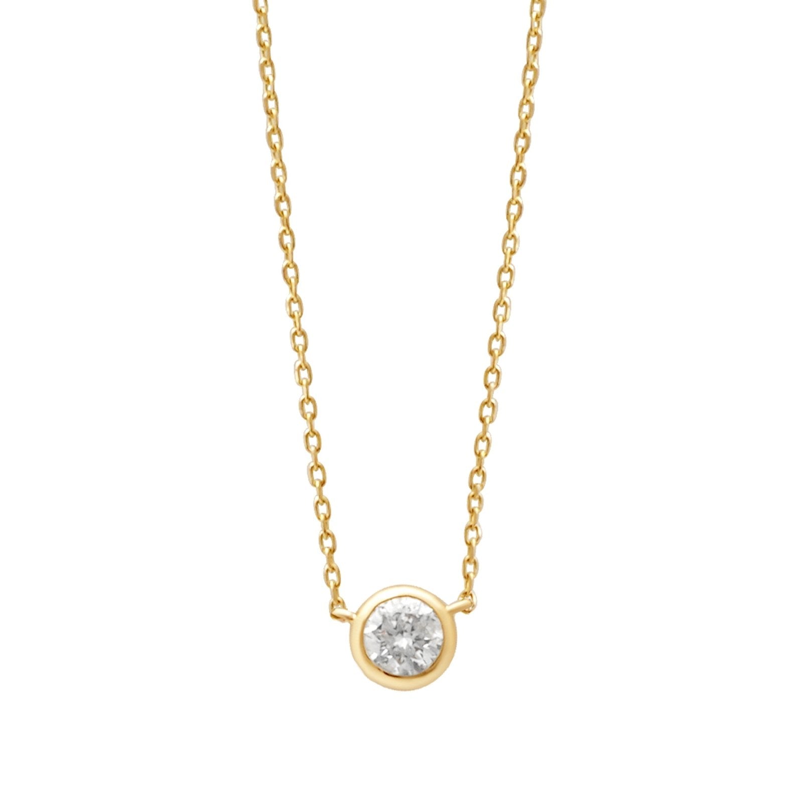 Diamond Station Necklace Bezel Set in 14k Gold Necklaces Estellacollection #product_description# 18406 14k Birthstone Colorless Gemstone #tag4# #tag5# #tag6# #tag7# #tag8# #tag9# #tag10# 0.06/2.5MM