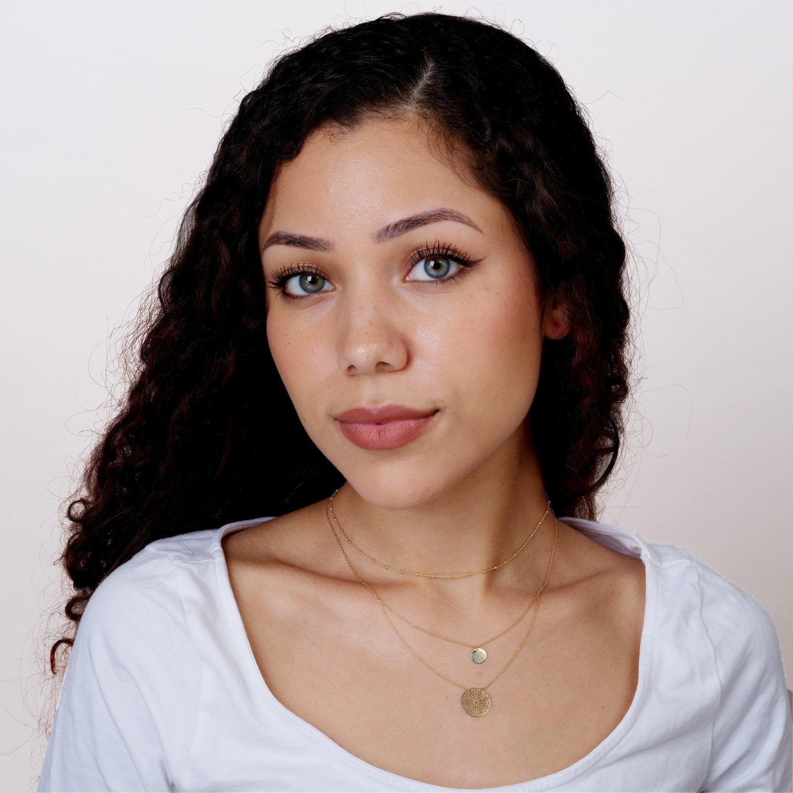 Double Wrap Disc & Medallion Necklace Necklaces Estellacollection #product_description# 17657 10k Layering Necklace Make Collection #tag4# #tag5# #tag6# #tag7# #tag8# #tag9# #tag10#