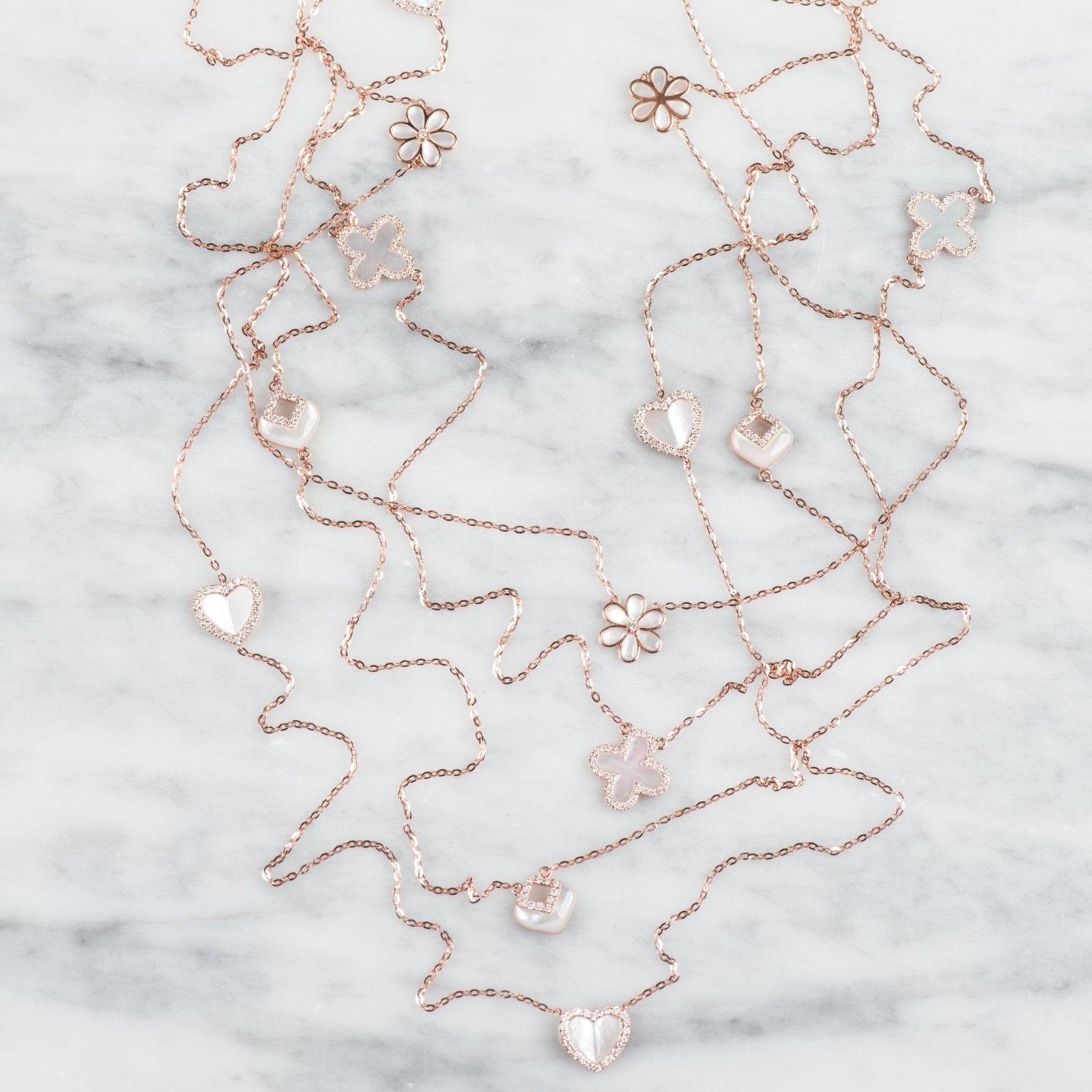 Mother of Pearl Heart with Diamonds Station Necklace Necklaces Estellacollection #product_description# 14k Birthstone Diamond #tag4# #tag5# #tag6# #tag7# #tag8# #tag9# #tag10#