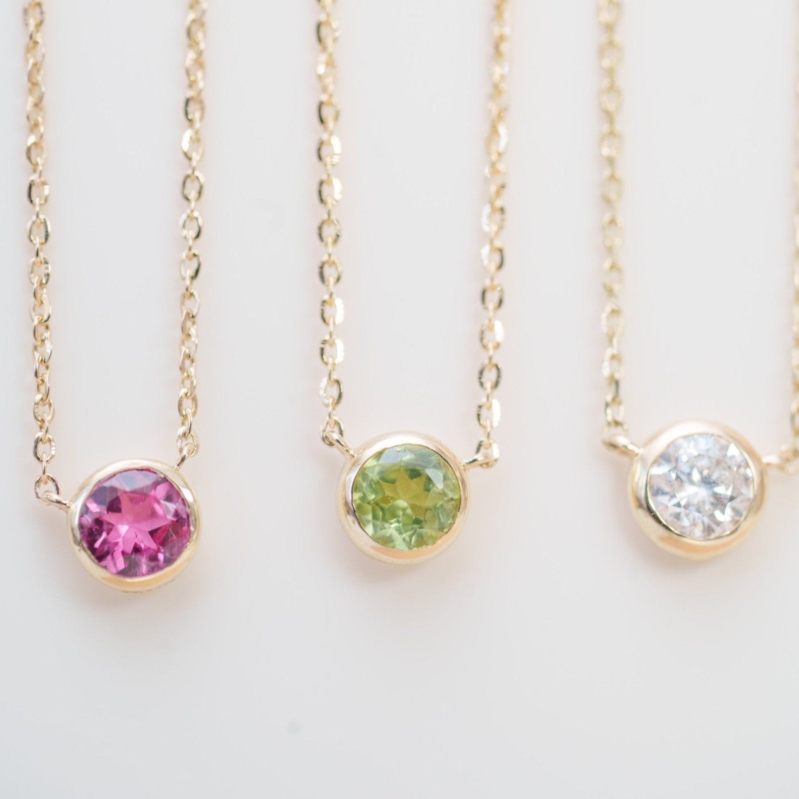 Peridot Station Necklace Bezel Set in 14k Gold Necklaces Estellacollection #product_description# 18415 14k Birthstone Gemstone #tag4# #tag5# #tag6# #tag7# #tag8# #tag9# #tag10# 3MM