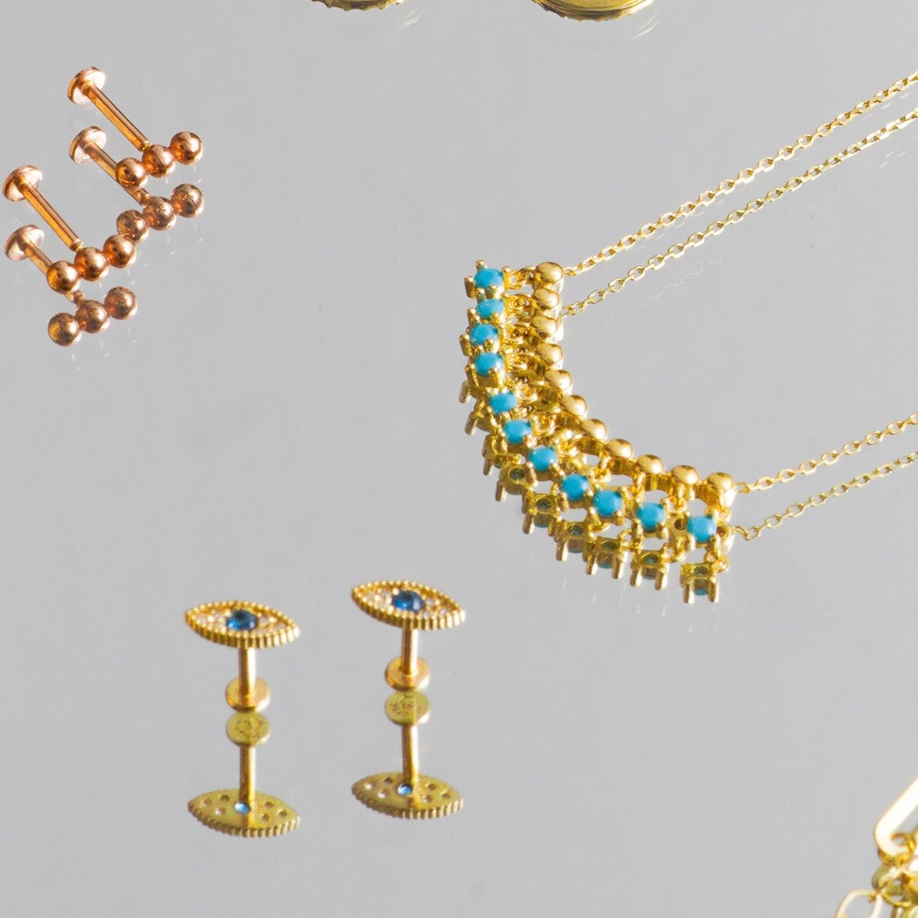 Turquoise Fringe Necklace Necklaces Estellacollection #product_description# 14k Birthstone Gemstone #tag4# #tag5# #tag6# #tag7# #tag8# #tag9# #tag10#