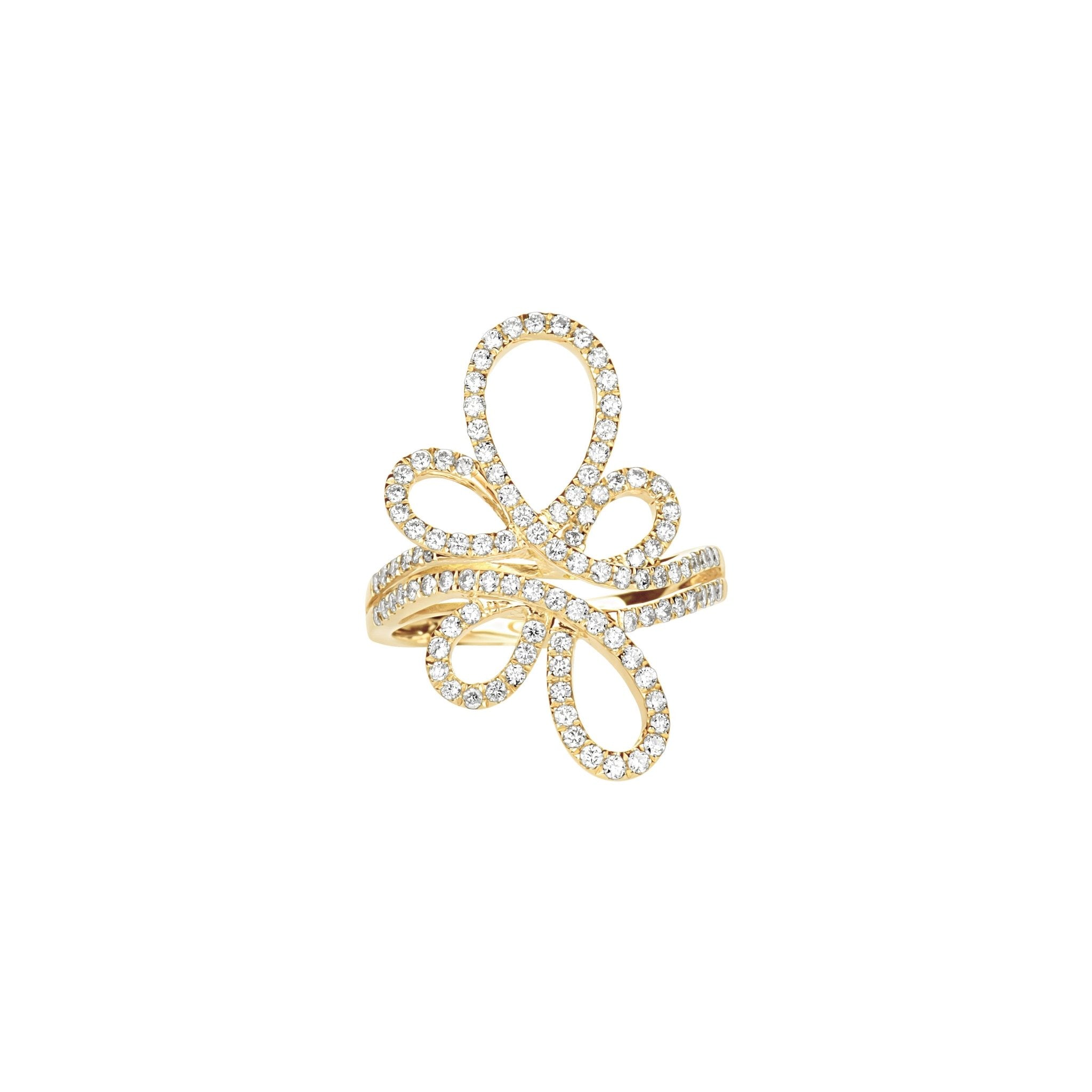 Abstract Diamond Flower Cocktail Ring Rings Estellacollection #product_description# 17231 14k Cocktail Ring Diamond #tag4# #tag5# #tag6# #tag7# #tag8# #tag9# #tag10# 6