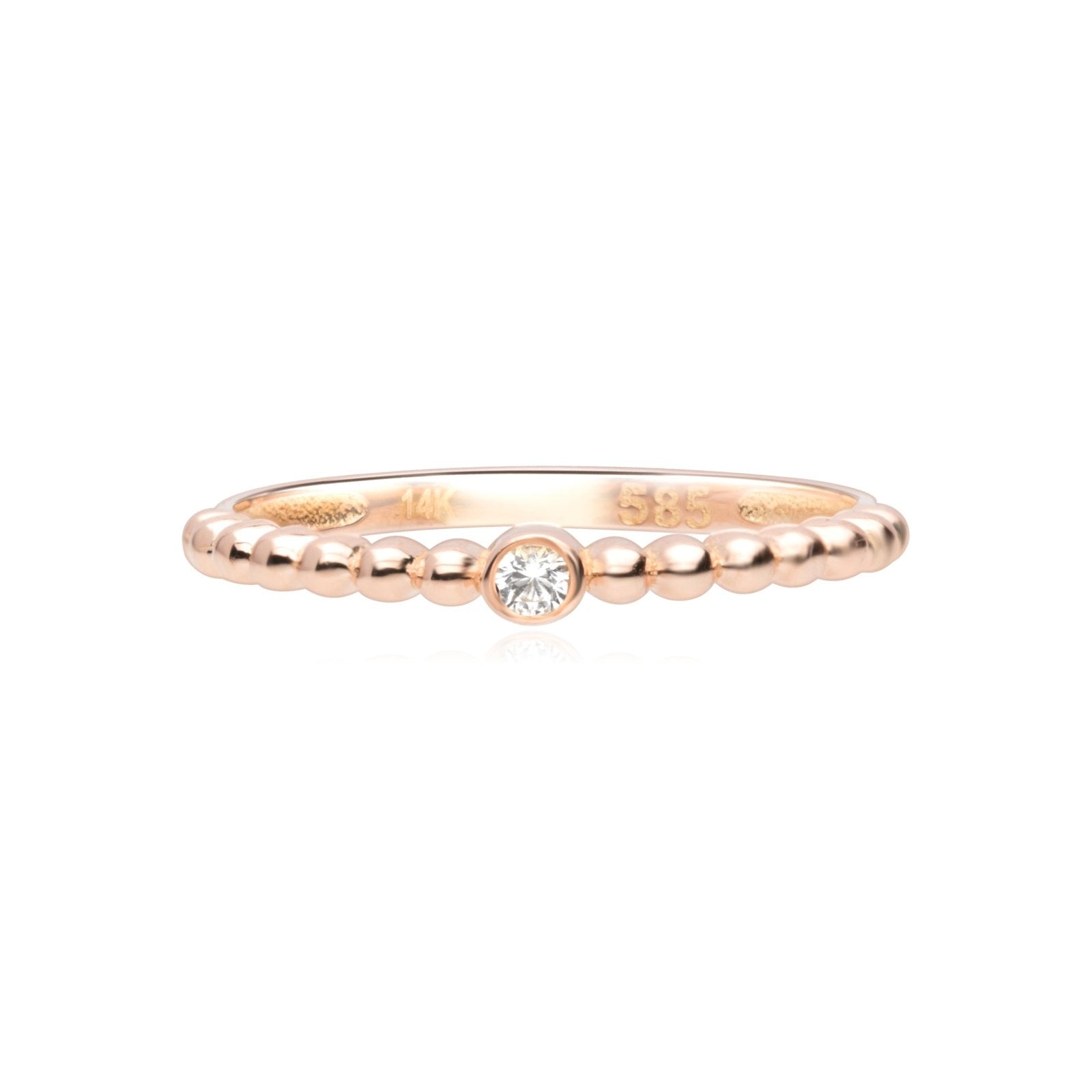 Beaded Sapphire Bezel Ring Rings Estellacollection #product_description# 17829 14k Birthstone Gemstone #tag4# #tag5# #tag6# #tag7# #tag8# #tag9# #tag10# 6