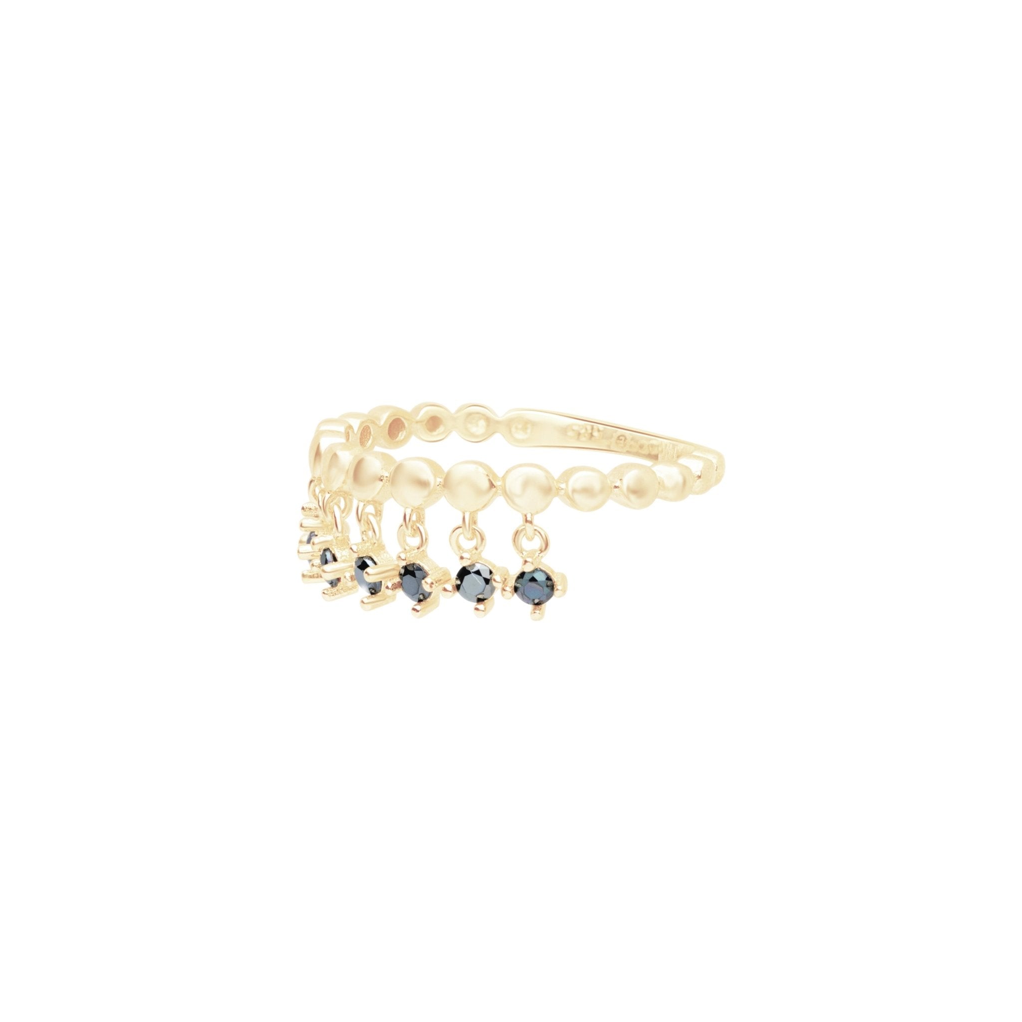 Black Onyx Dangle Charm Ring Rings Estellacollection #product_description# 17819 14k Make Collection Ready to Ship #tag4# #tag5# #tag6# #tag7# #tag8# #tag9# #tag10# 6