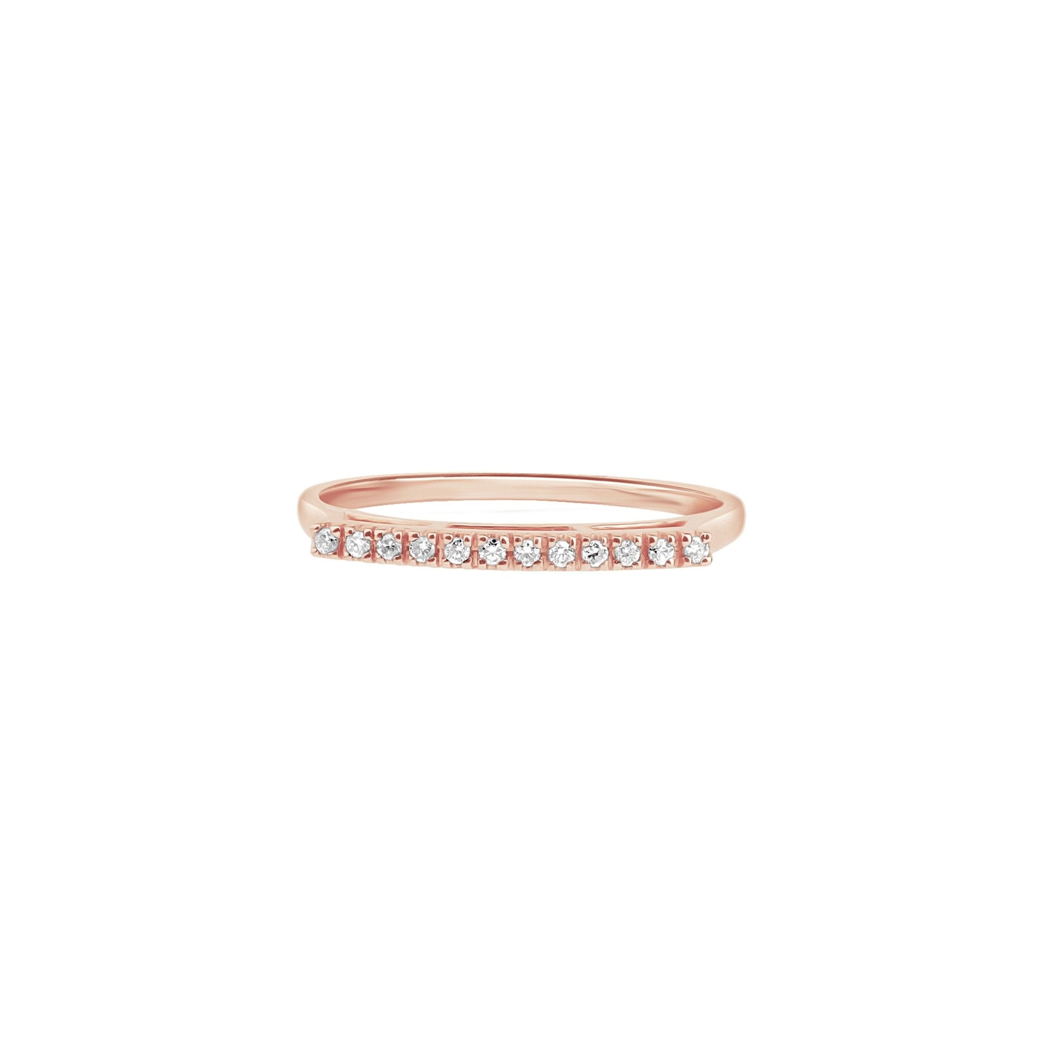Diamond Bar Eternity Ring Rings Estellacollection #product_description# 17298 14k Band Birthstone #tag4# #tag5# #tag6# #tag7# #tag8# #tag9# #tag10# 14K Rose Gold 6