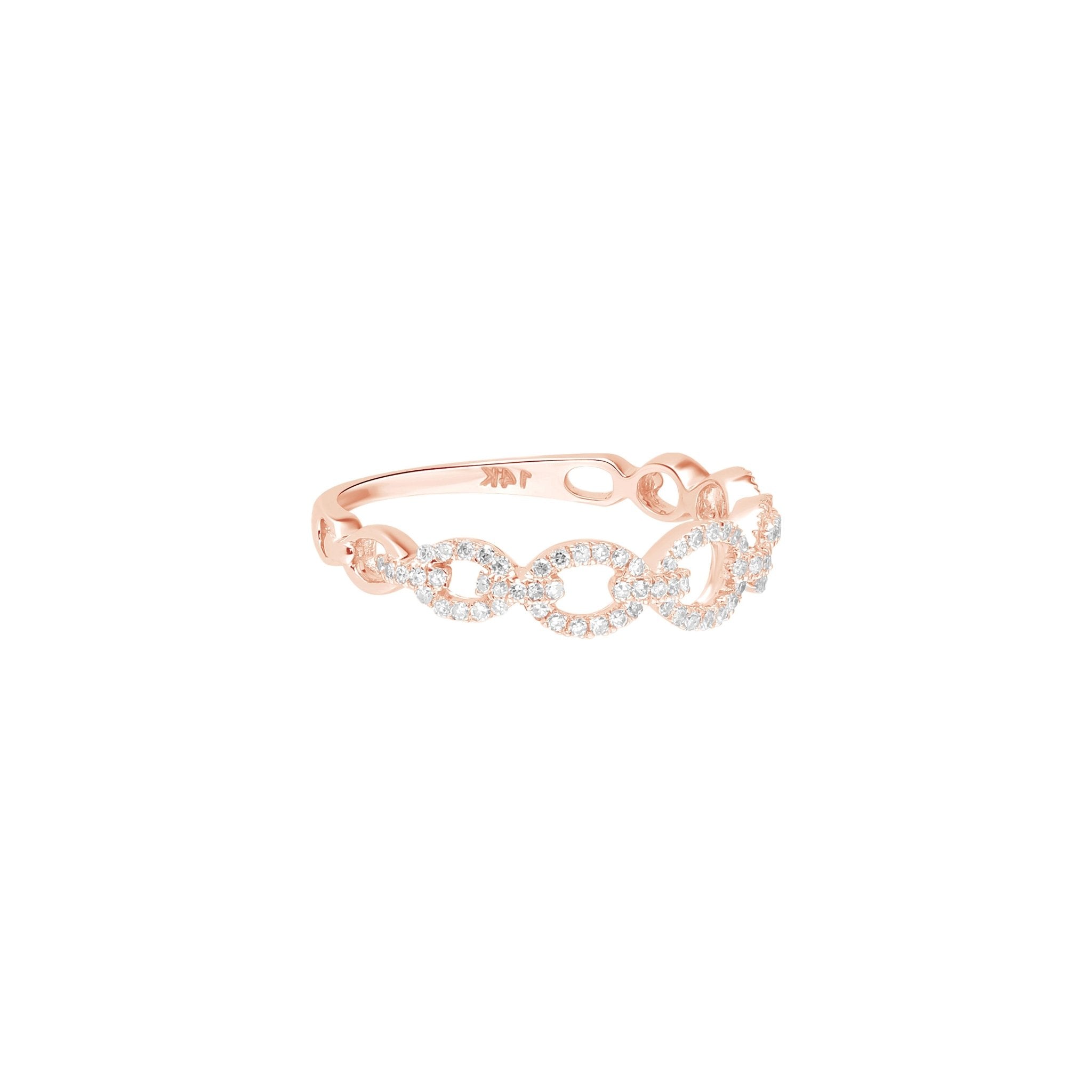 Diamond Chain Link Ring Rings Estellacollection #product_description# 17701 14k Band Colorless Gemstone #tag4# #tag5# #tag6# #tag7# #tag8# #tag9# #tag10# 6