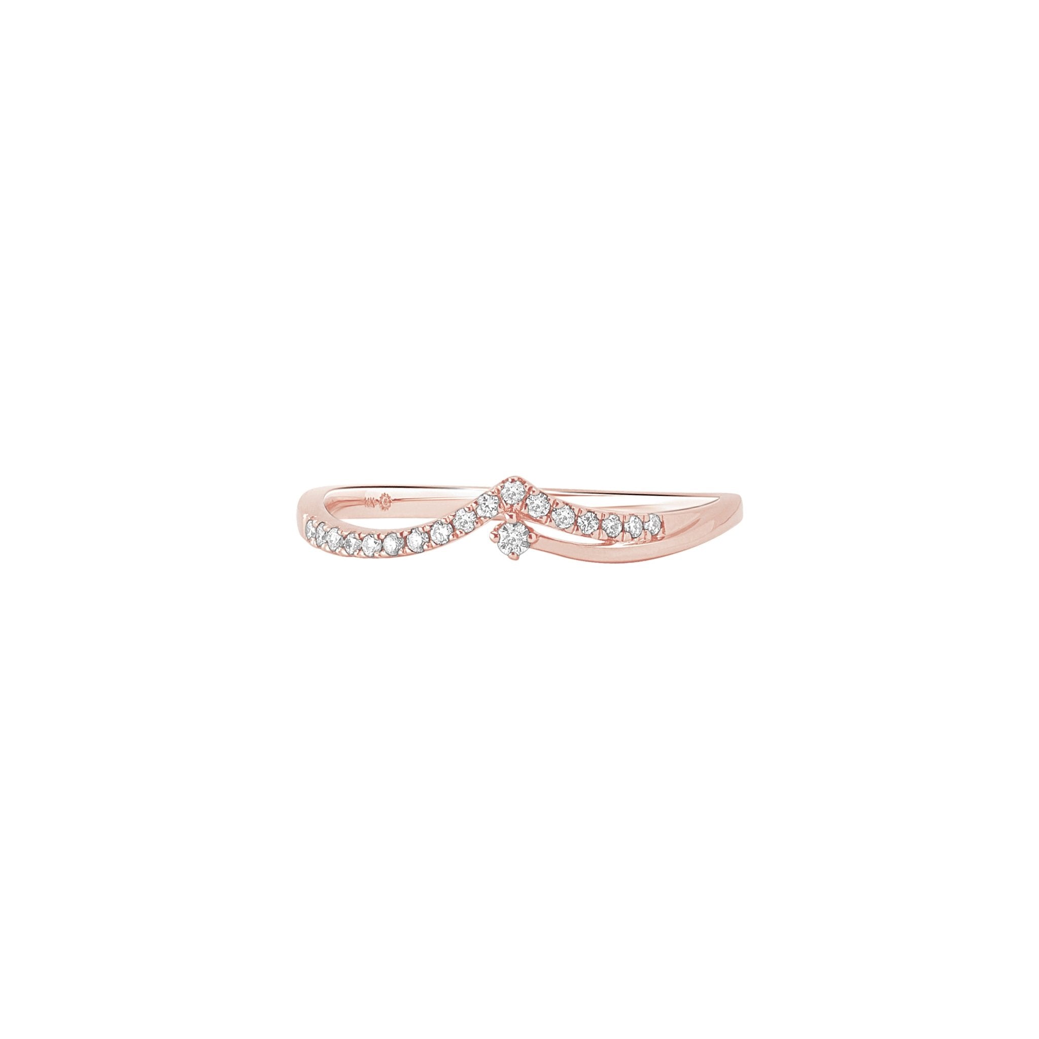 Diamond Chevron Ring Rings Estellacollection #product_description# 17412 14k Colorless Gemstone Diamond #tag4# #tag5# #tag6# #tag7# #tag8# #tag9# #tag10# 14K Rose Gold 6