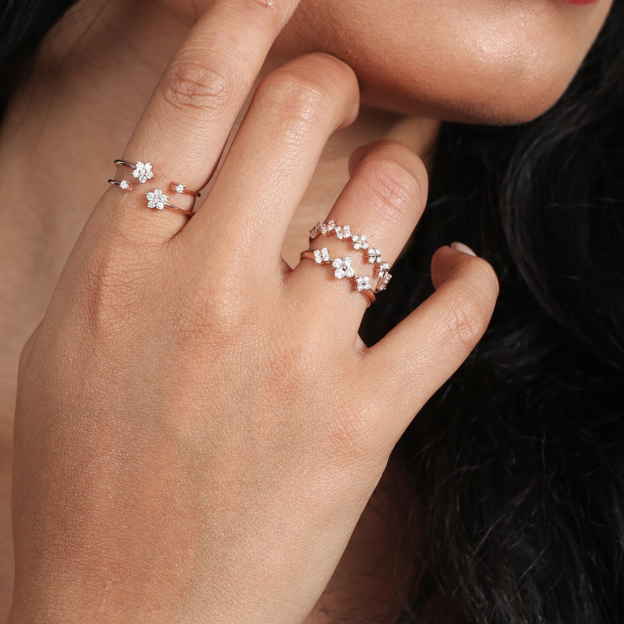 Diamond Clover Criss Cross Eternity Ring Rings Estellacollection #product_description# 17380 14k Birthstone Birthstone Jewelry #tag4# #tag5# #tag6# #tag7# #tag8# #tag9# #tag10# 6