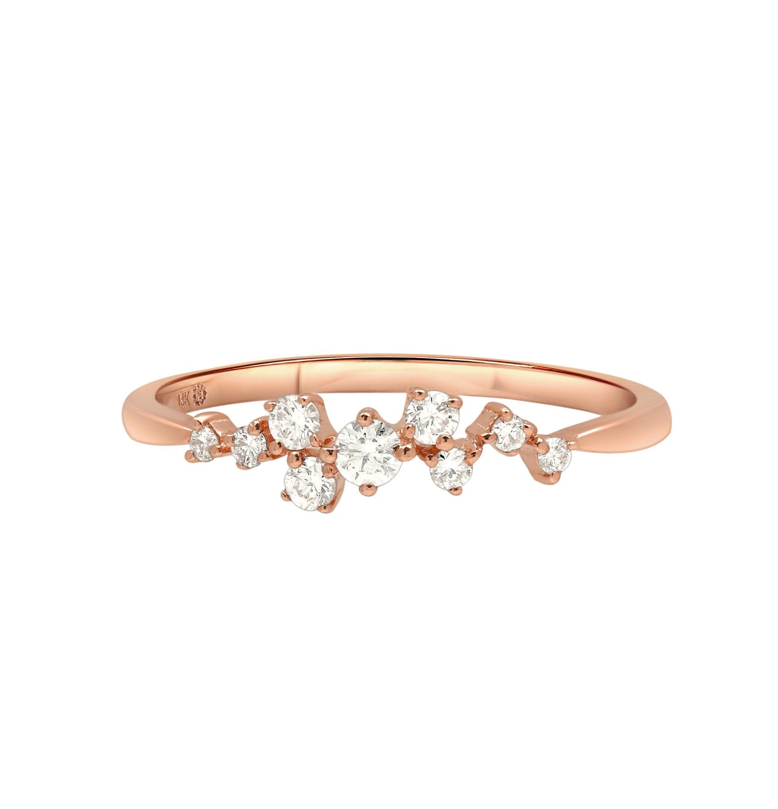 Diamond Cluster Half-Eternity Band Rings Estellacollection #product_description# 17367 14k Band Birthstone #tag4# #tag5# #tag6# #tag7# #tag8# #tag9# #tag10#