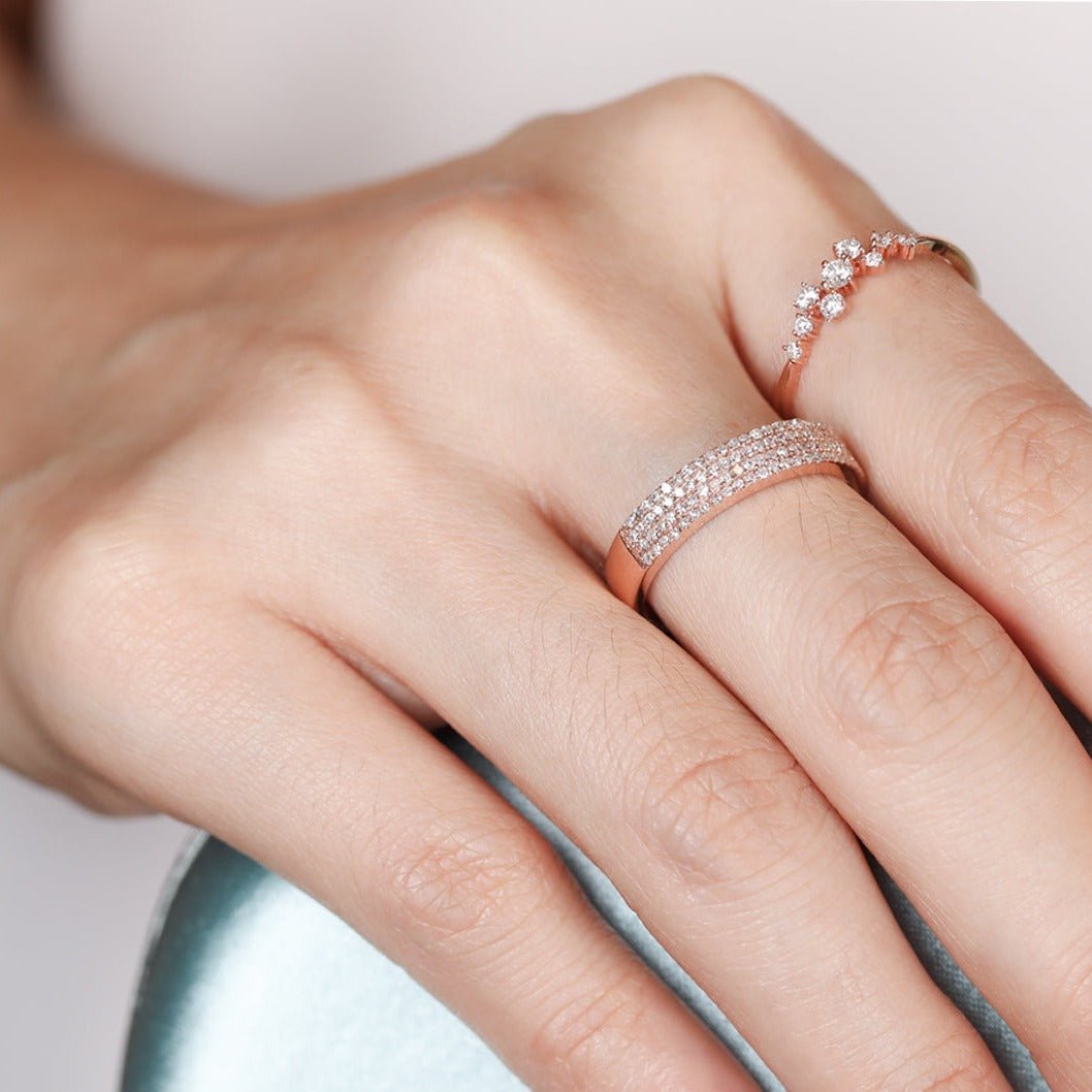 Diamond Cluster Half-Eternity Band Rings Estellacollection #product_description# 17367 14k Band Birthstone #tag4# #tag5# #tag6# #tag7# #tag8# #tag9# #tag10#