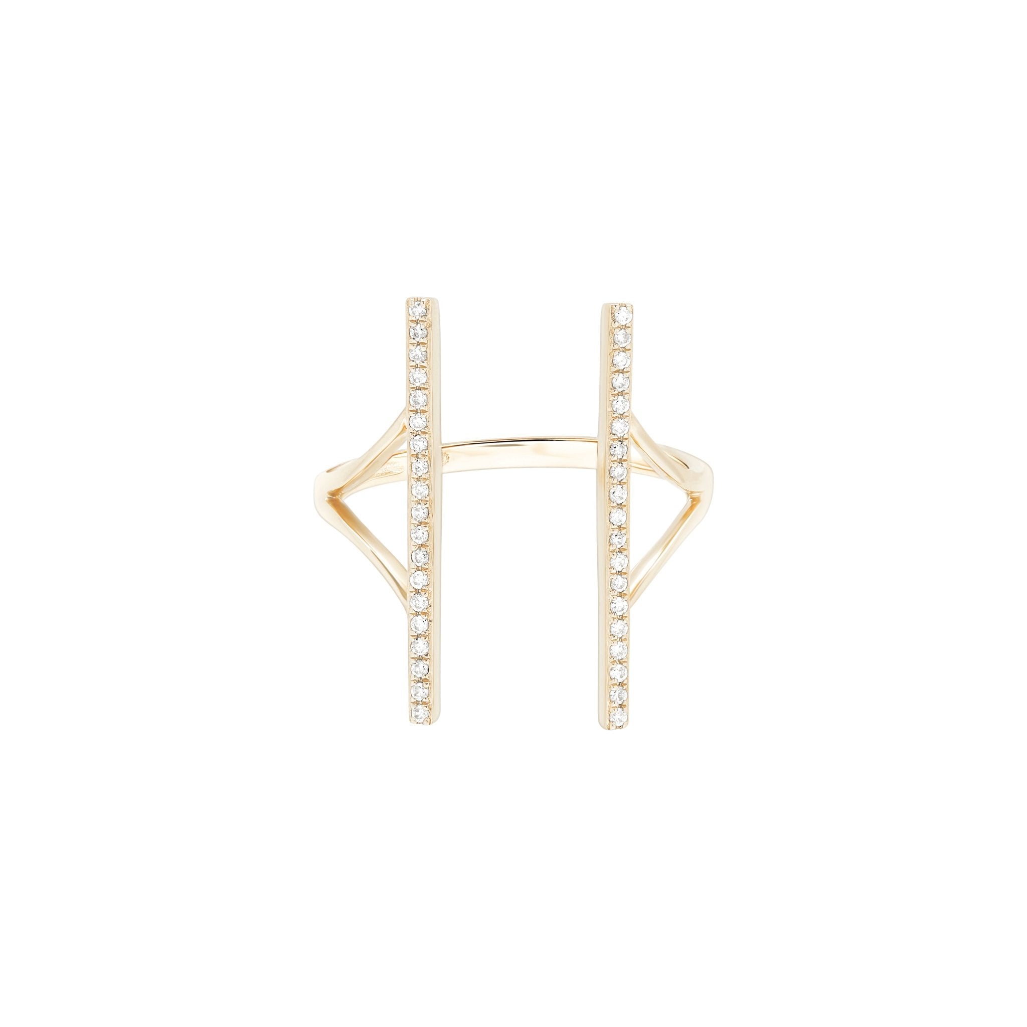 Diamond Double Bar Wrap Around Cocktail Ring Rings Estellacollection #product_description# 17375 14k Birthstone Birthstone Jewelry #tag4# #tag5# #tag6# #tag7# #tag8# #tag9# #tag10# 6