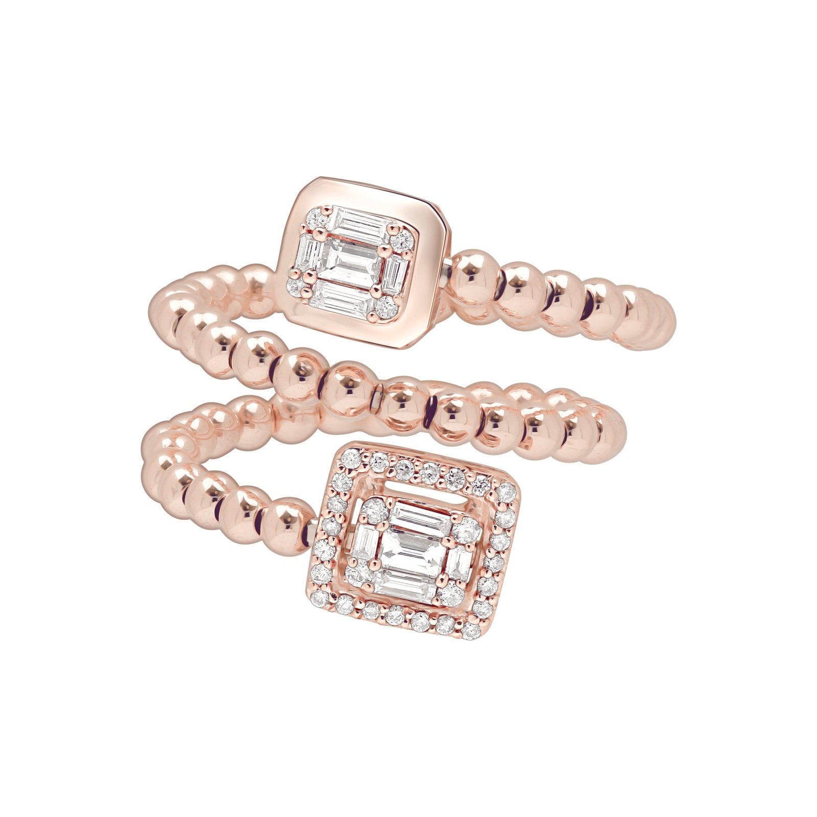 Double Diamond Baguette Beaded Wrap Around Ring Rings Estellacollection #product_description# 17492 14k Diamond Gemstone #tag4# #tag5# #tag6# #tag7# #tag8# #tag9# #tag10# 6
