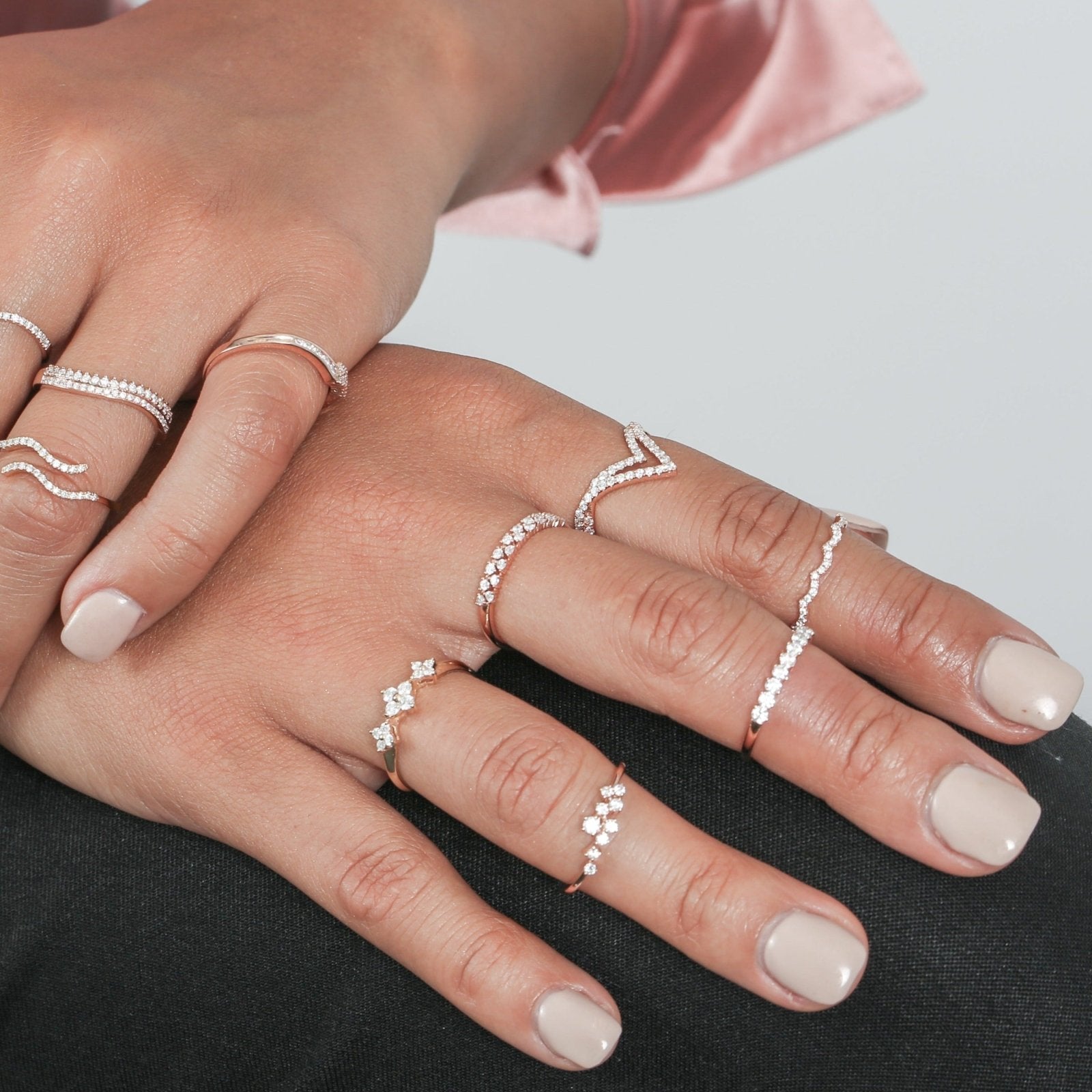 Double Row Diamond Eternity Ring Rings Estellacollection #product_description# 17408 14k April Birthstone Band #tag4# #tag5# #tag6# #tag7# #tag8# #tag9# #tag10# 6