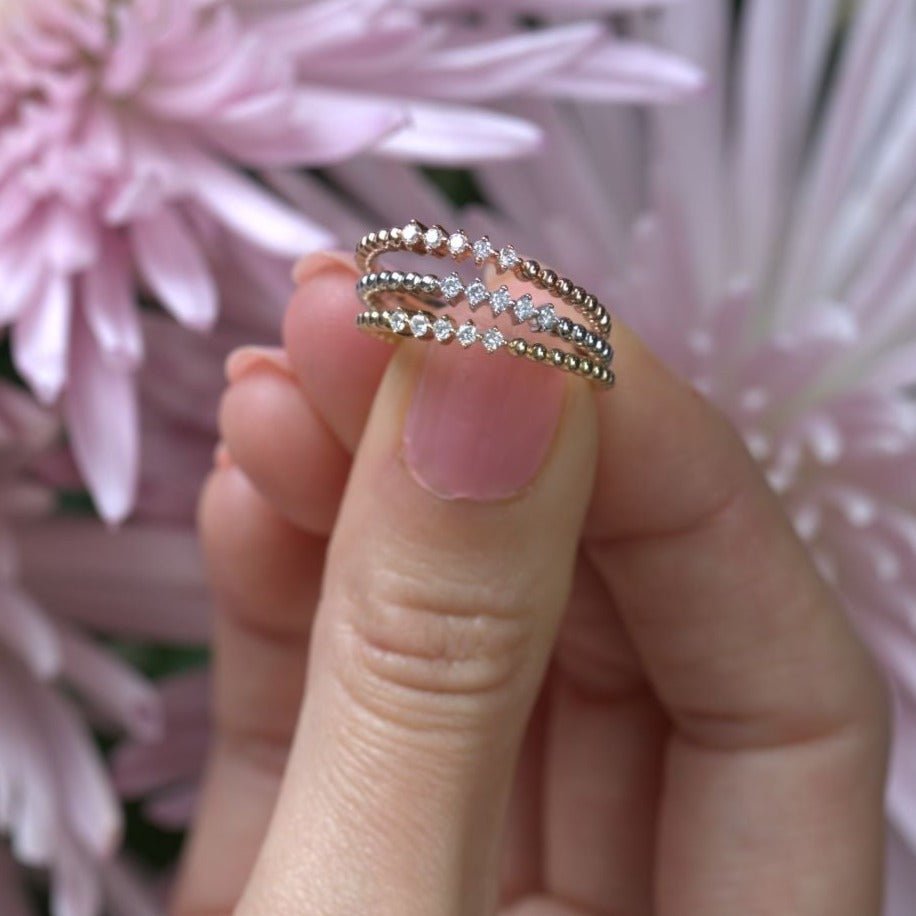 Five Diamond Beaded Ring Rings Estellacollection #product_description# 17301 14k Diamond Gemstone #tag4# #tag5# #tag6# #tag7# #tag8# #tag9# #tag10#