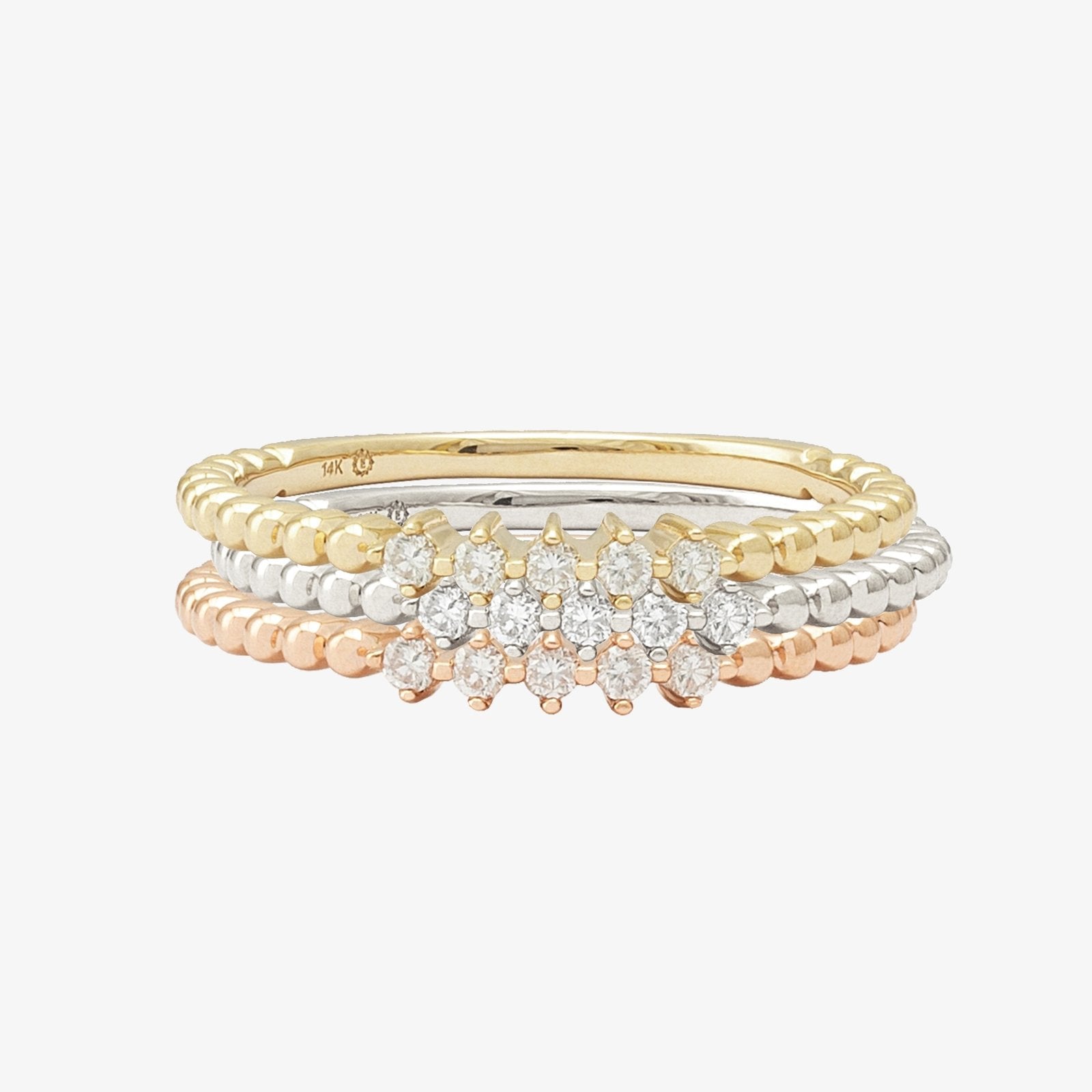 Five Diamond Beaded Ring Rings Estellacollection #product_description# 17301 14k Diamond Gemstone #tag4# #tag5# #tag6# #tag7# #tag8# #tag9# #tag10#