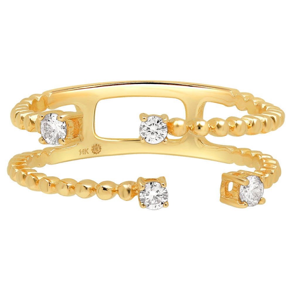 Floating Diamond Beaded Wrap Ring Rings Estellacollection #product_description# 17403 14k Diamond Gemstone #tag4# #tag5# #tag6# #tag7# #tag8# #tag9# #tag10# 6