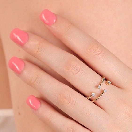 Floating Diamond Beaded Wrap Ring Rings Estellacollection #product_description# 17403 14k Diamond Gemstone #tag4# #tag5# #tag6# #tag7# #tag8# #tag9# #tag10# 6