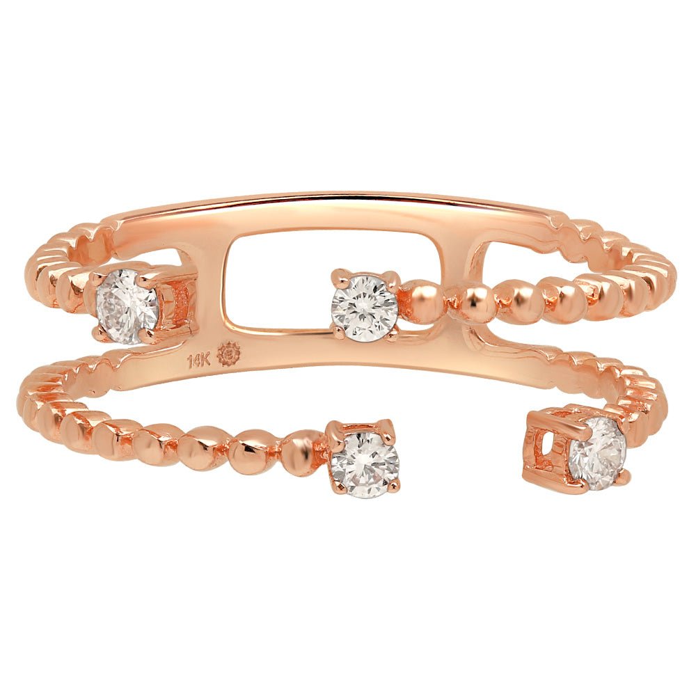 Floating Diamond Beaded Wrap Ring Rings Estellacollection #product_description# 17404 14k Diamond Gemstone #tag4# #tag5# #tag6# #tag7# #tag8# #tag9# #tag10# 6
