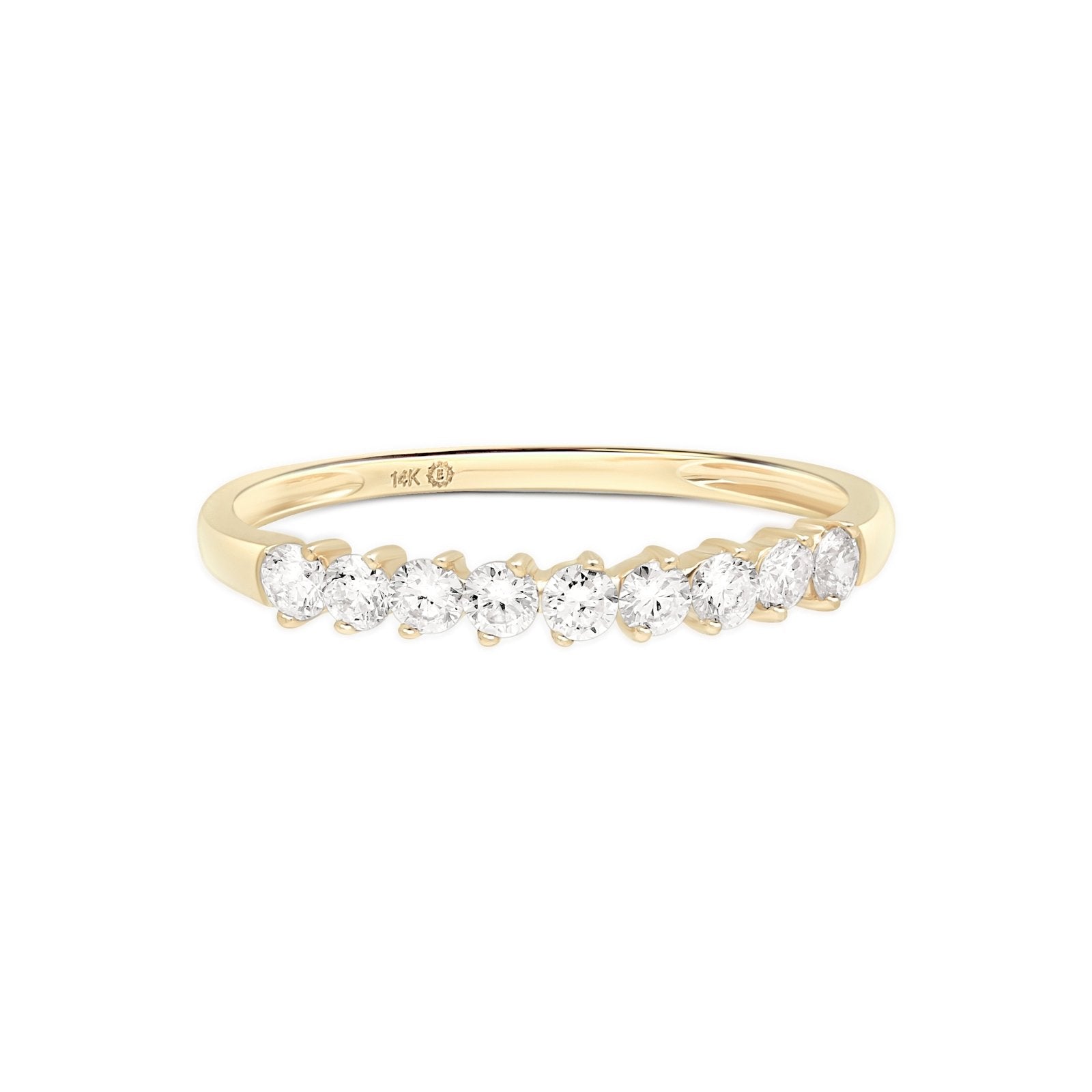 Floating Diamond Eternity Band Rings Estellacollection #product_description# 17359 14k Diamond Engagement Ring #tag4# #tag5# #tag6# #tag7# #tag8# #tag9# #tag10# 14K Yellow Gold 6