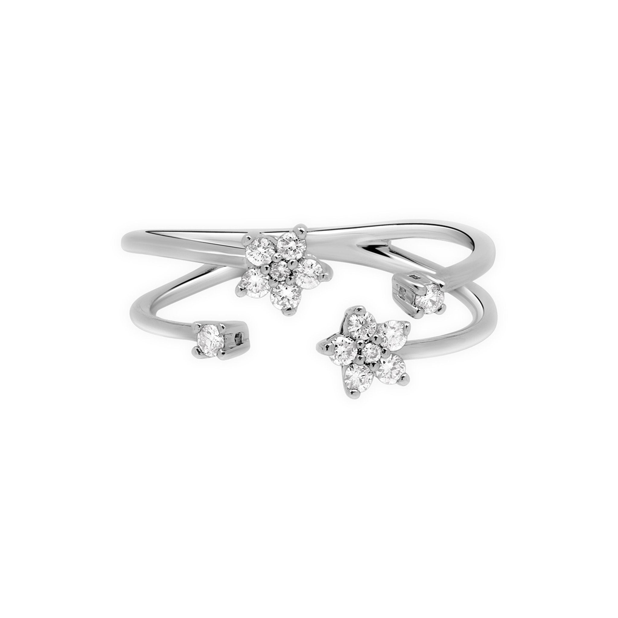 Floating Diamond Flower Wrap Ring Rings Estellacollection #product_description# 17245 14k April Birthstone Birthstone #tag4# #tag5# #tag6# #tag7# #tag8# #tag9# #tag10# 6