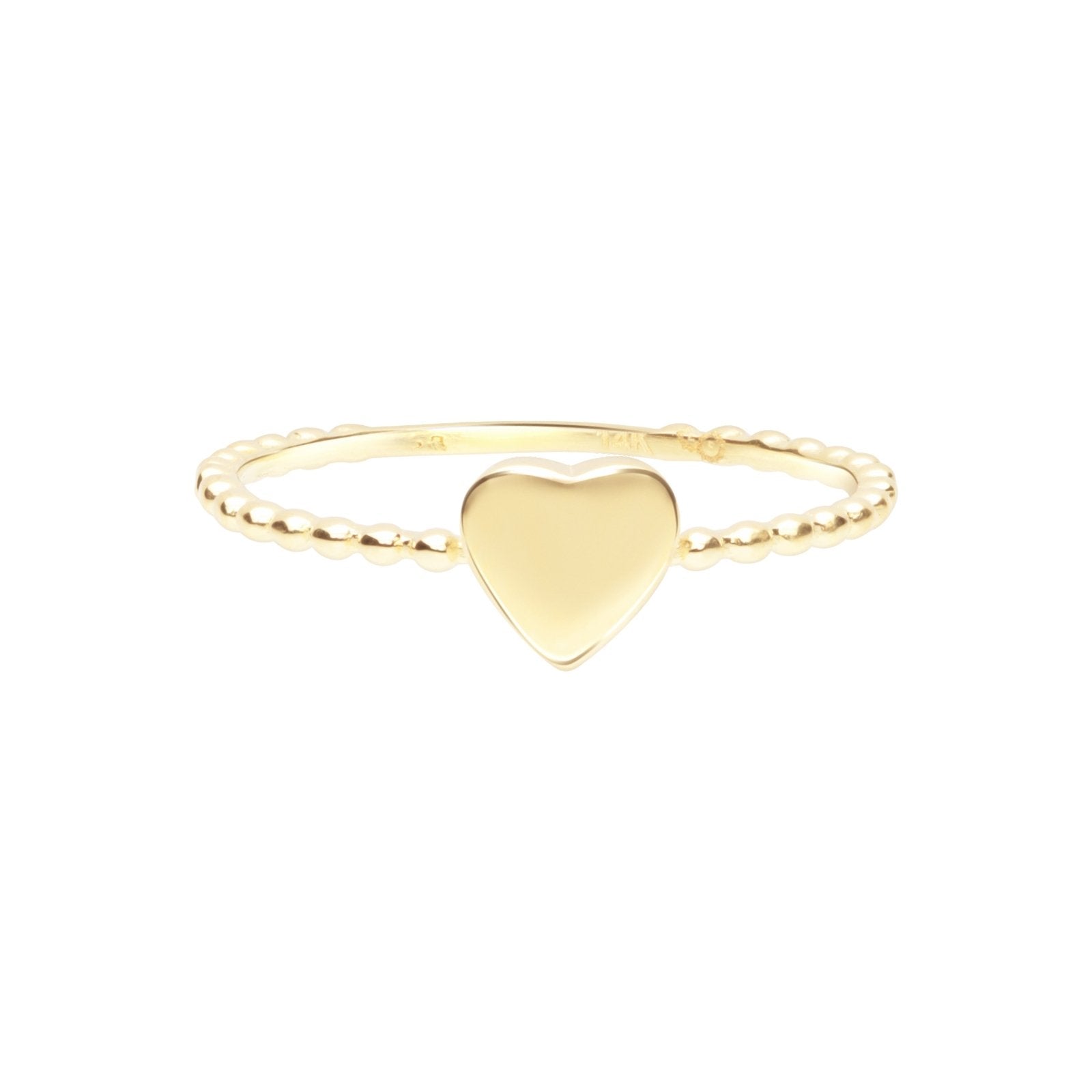 Heart Beaded Cocktail Ring Rings Estellacollection #product_description# 17755 14k Personalized Jewelry Ready to Ship #tag4# #tag5# #tag6# #tag7# #tag8# #tag9# #tag10# 14K Yellow Gold 6