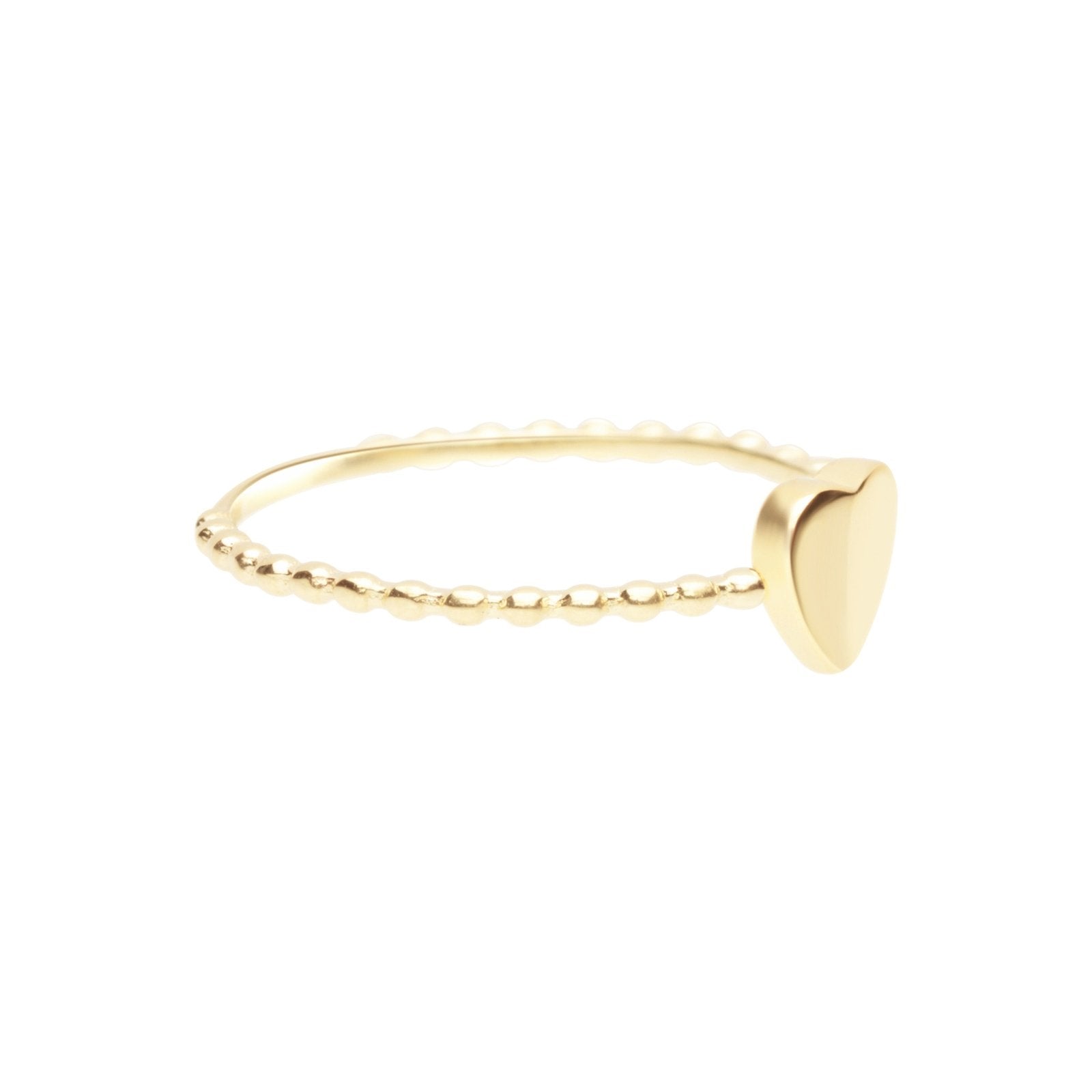 Heart Beaded Cocktail Ring Rings Estellacollection #product_description# 17755 14k Personalized Jewelry Ready to Ship #tag4# #tag5# #tag6# #tag7# #tag8# #tag9# #tag10# 14K Yellow Gold 6
