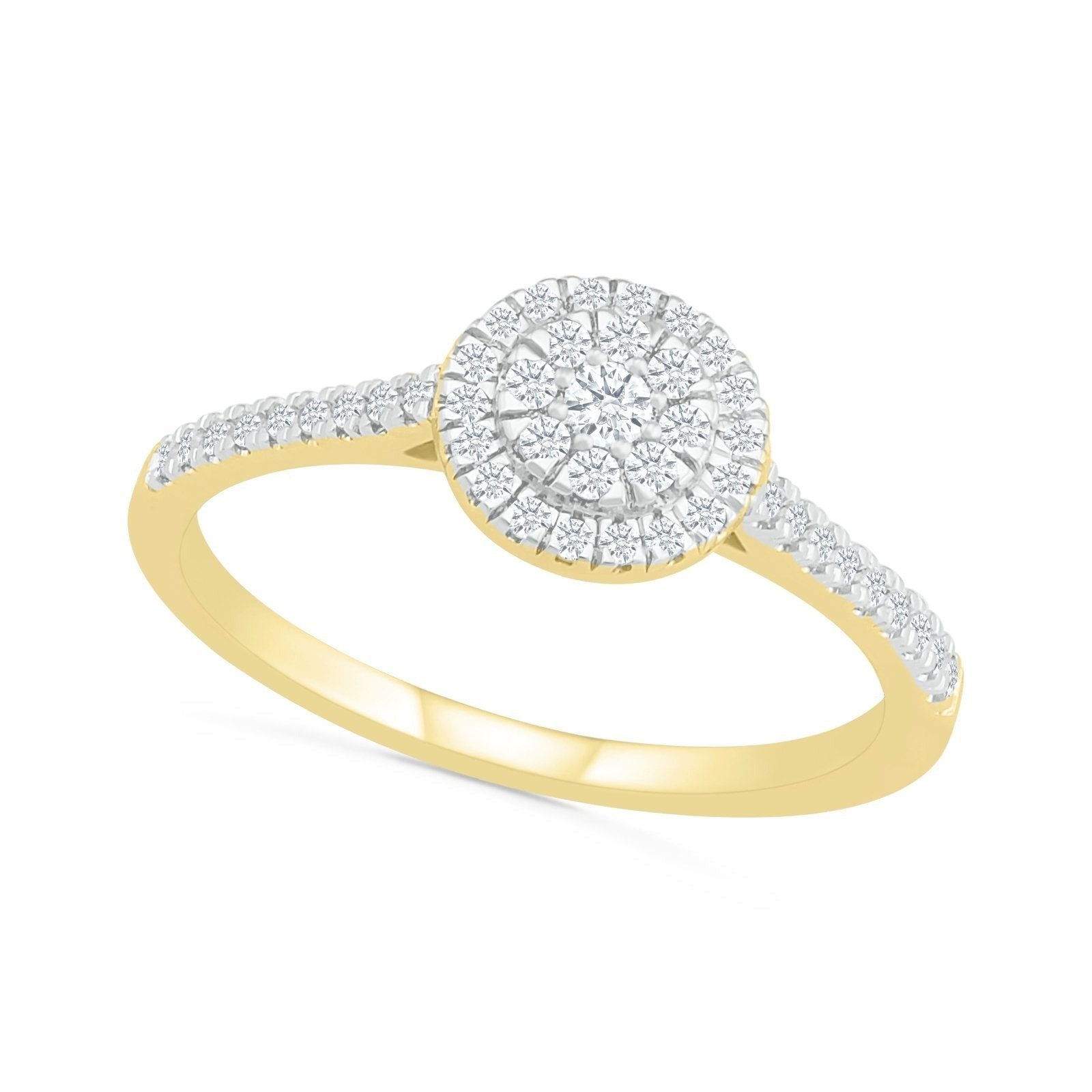 Pave Diamond Round Illusion Ring with Diamond Halo Rings Estellacollection #product_description# 32763 Diamond Made to Order Yellow Gold #tag4# #tag5# #tag6# #tag7# #tag8# #tag9# #tag10#