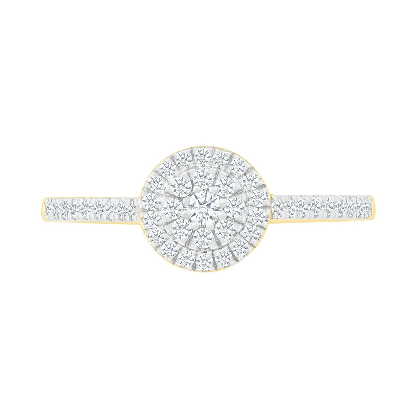 Pave Diamond Round Illusion Ring with Diamond Halo Rings Estellacollection #product_description# 32763 Diamond Made to Order Yellow Gold #tag4# #tag5# #tag6# #tag7# #tag8# #tag9# #tag10#