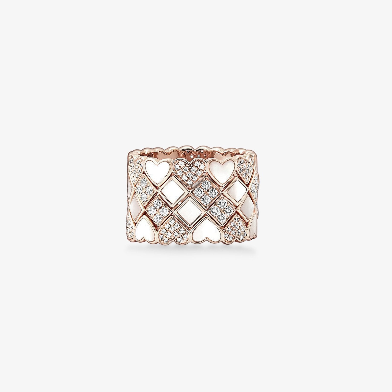 Alternating Diamond and Mother of Pearl Heart Eternity Band Rings Estellacollection #product_description# 17210 14k Band Birthstone #tag4# #tag5# #tag6# #tag7# #tag8# #tag9# #tag10#