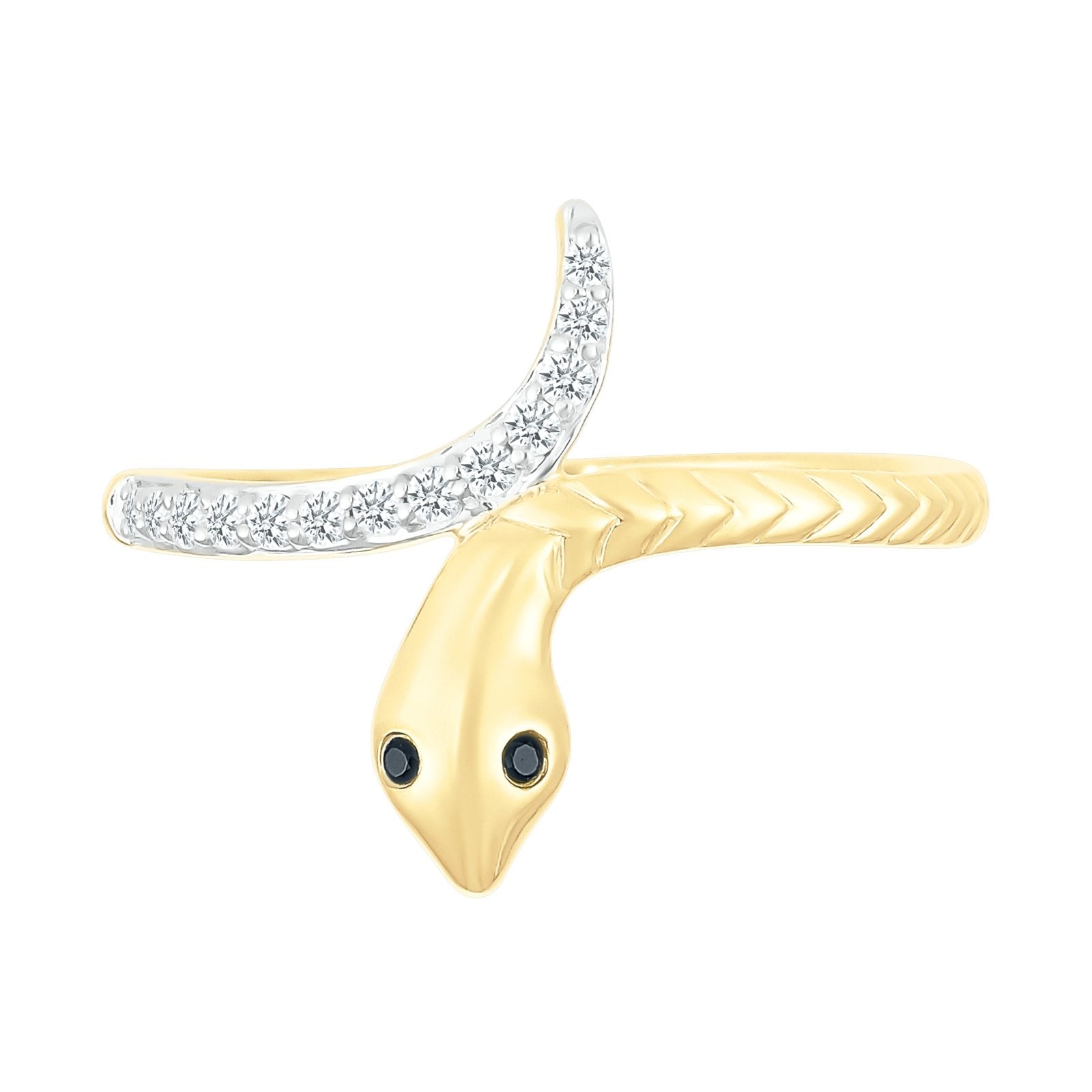 Braided Snake Wraparound Ring with Diamonds Rings Estellacollection #product_description# 32765 10k April Birthstone Colorless Gemstone #tag4# #tag5# #tag6# #tag7# #tag8# #tag9# #tag10#